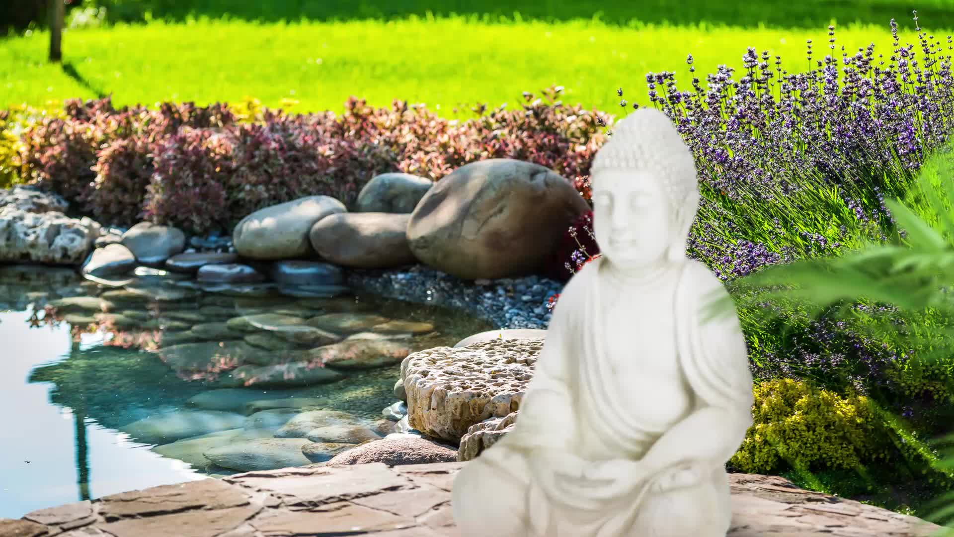 Relaxdays XXL Buddha Figur, großer Gartenbuddha sitzend, 70 Produktbild-Vorschau 7