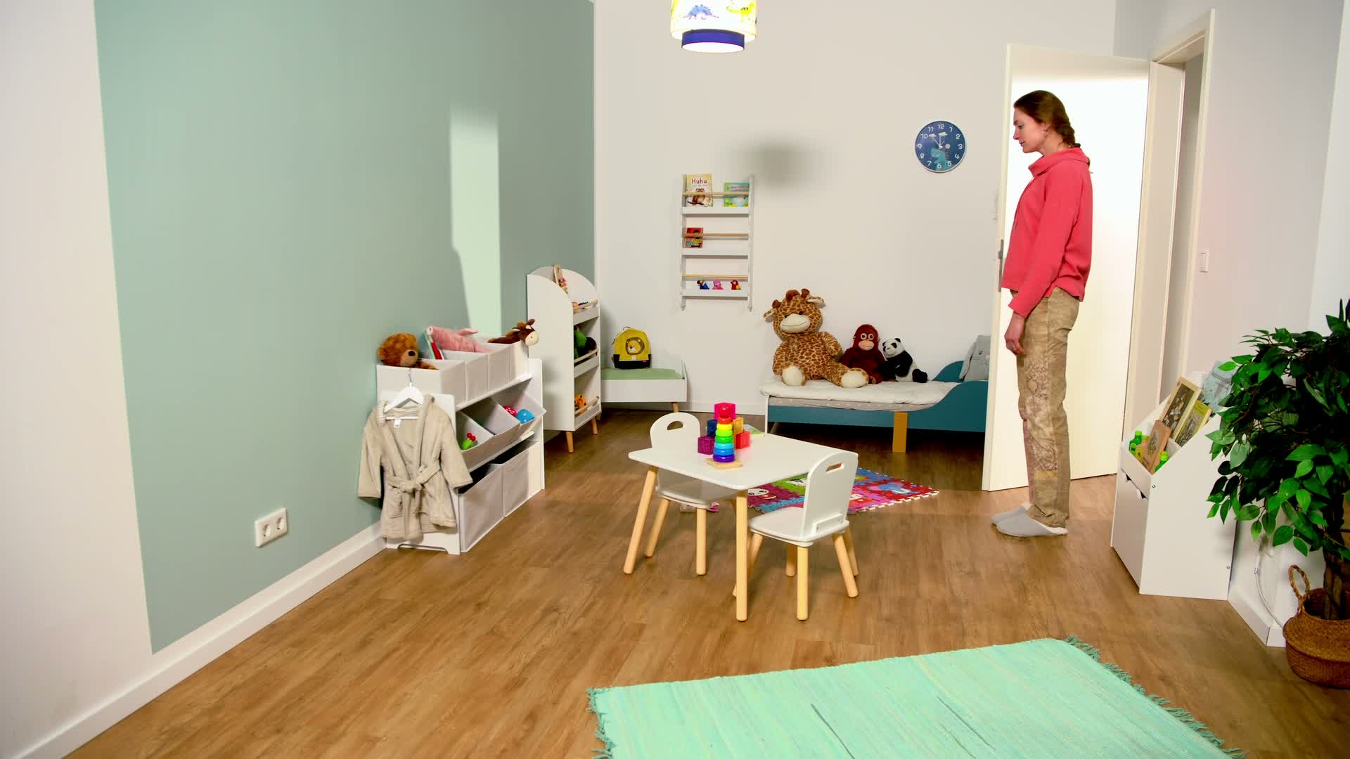 Relaxdays Bücherregal Wolke, 3 Fächer, Kinderbücherregal Produktbild-Vorschau 7
