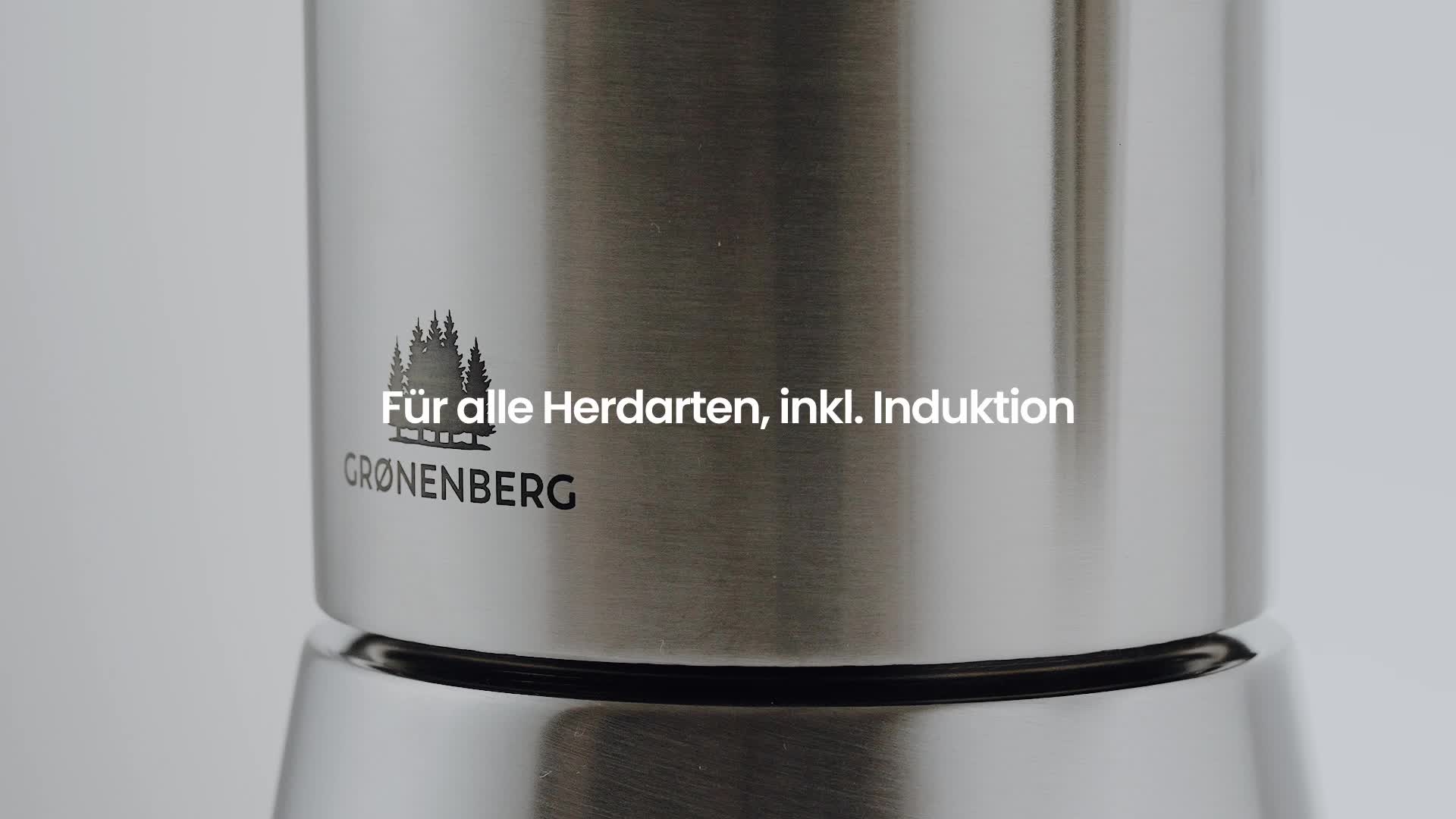 Espressokocher Edelstahl 4 Tassen Induktion I Mokkakanne Produktbild-Vorschau 7