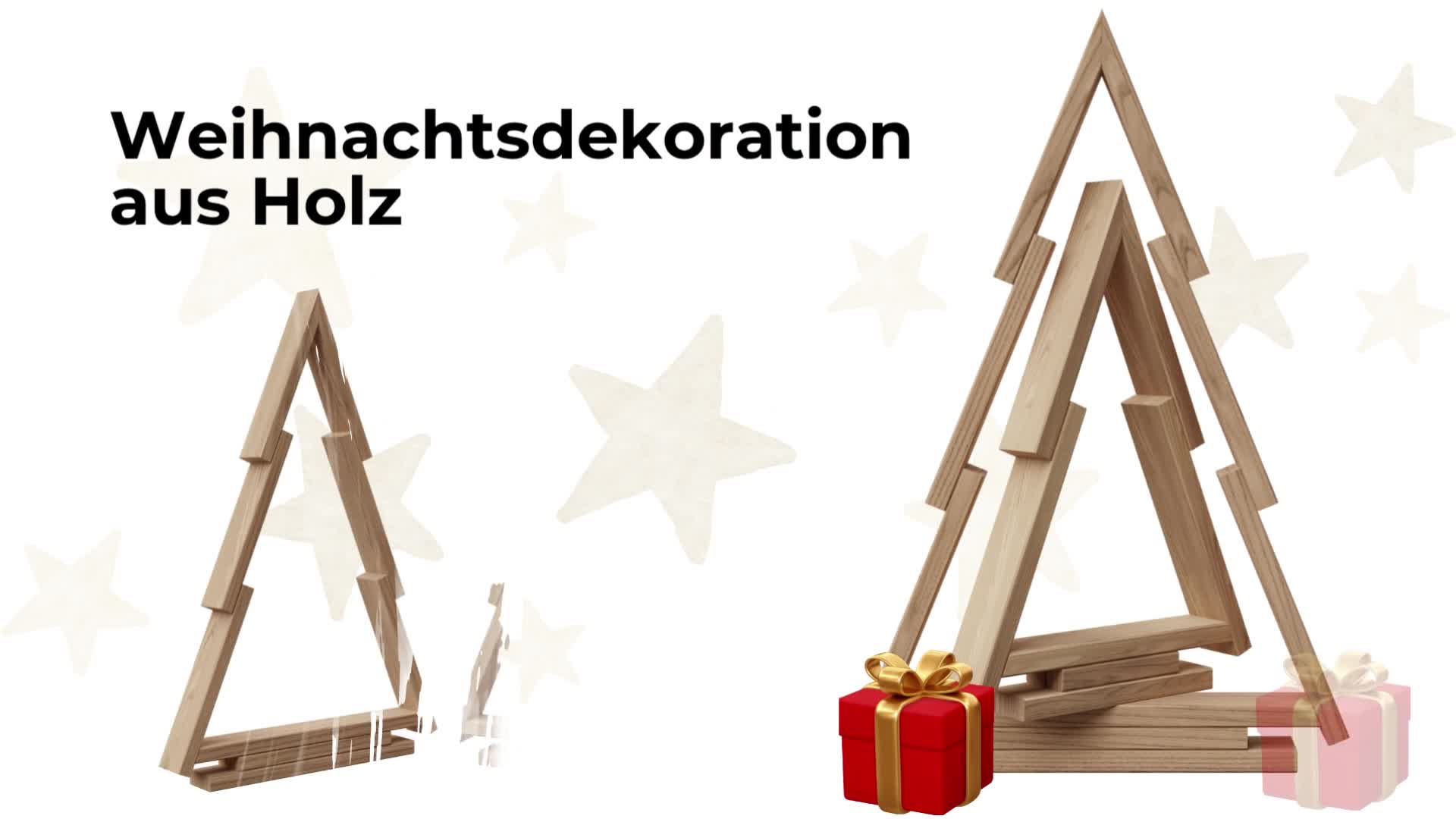 Floranica Tannenbaum 2er-Set aus Kiefernholz Produktbild-Vorschau 7