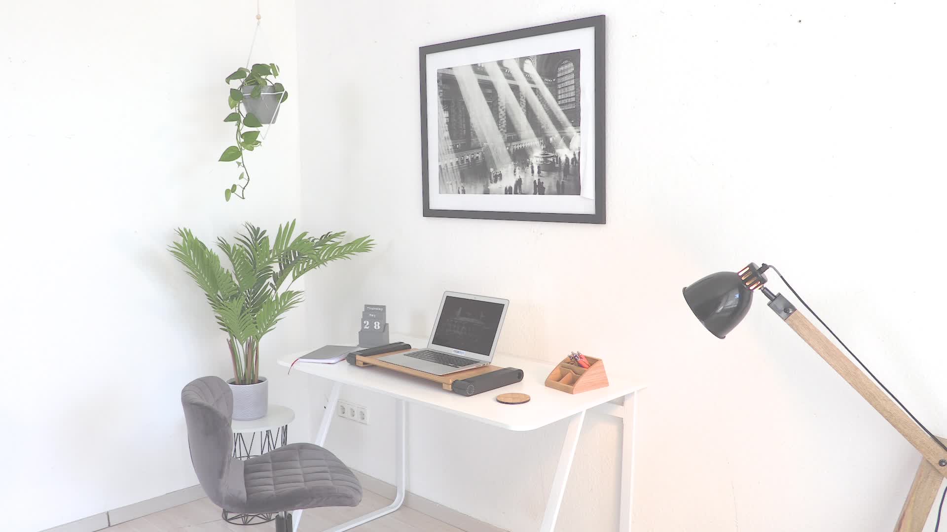 Relaxdays Laptop Ständer Bambus Aluminium, 15 Zoll Produktbild-Vorschau 7