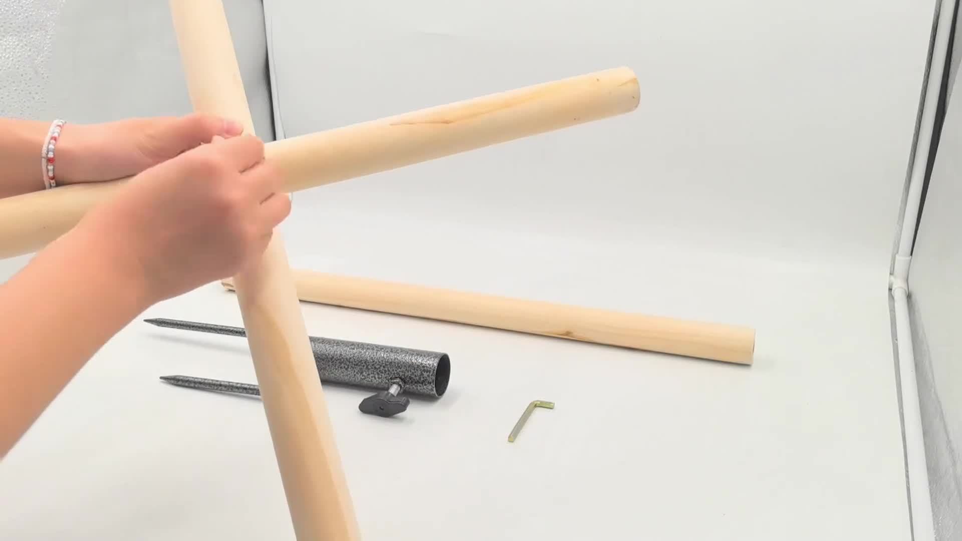 Hühnerstange für Hühnerstall, Sitzstange aus Holz mit Produktbild-Vorschau 7