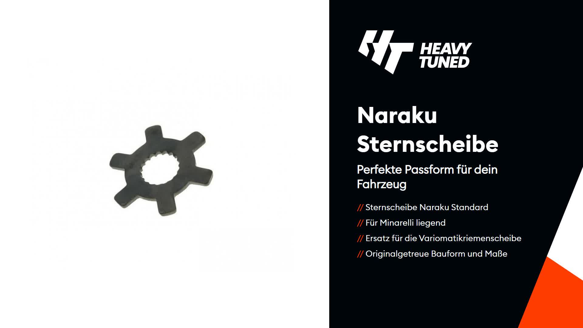 Naraku Sternscheibe kompatibel mit Minarelli liegend Produktbild-Vorschau 2
