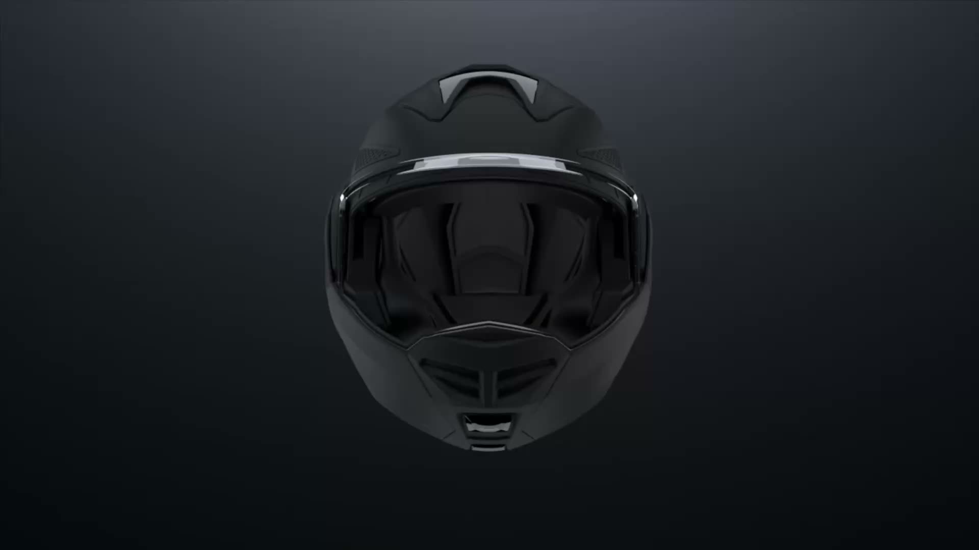 LS2 FF901 ADVANT X CARBON SOLID Klapphelm XXL in Produktbild-Vorschau 7