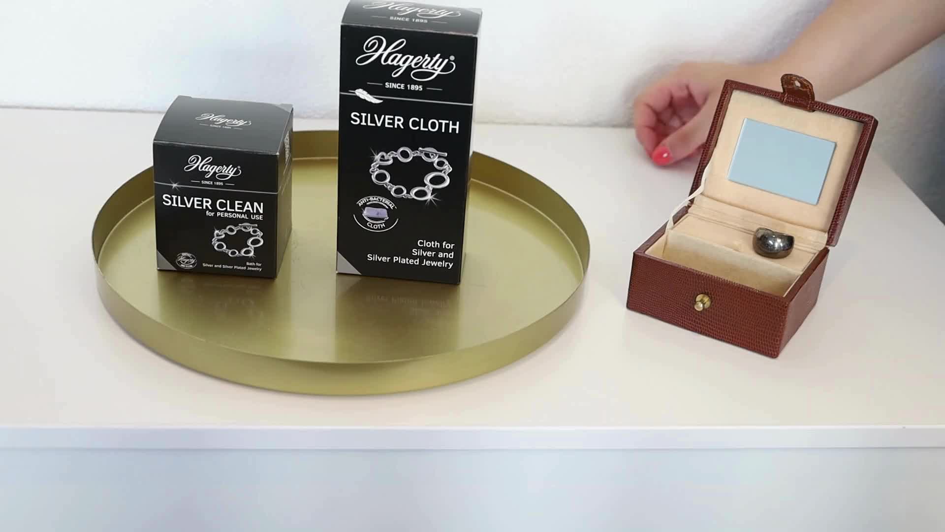 Hagerty Set Silver Clean Schmucktauchbad + Silver Cloth Produktbild-Vorschau 7