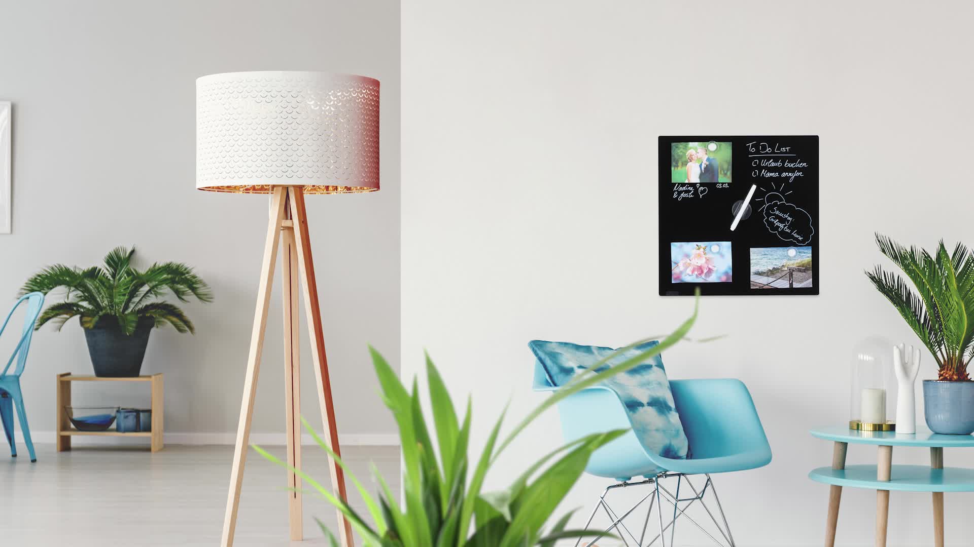 Relaxdays Magnettafel, beschreibbar, inkl. 3 Magnete & Produktbild-Vorschau 7
