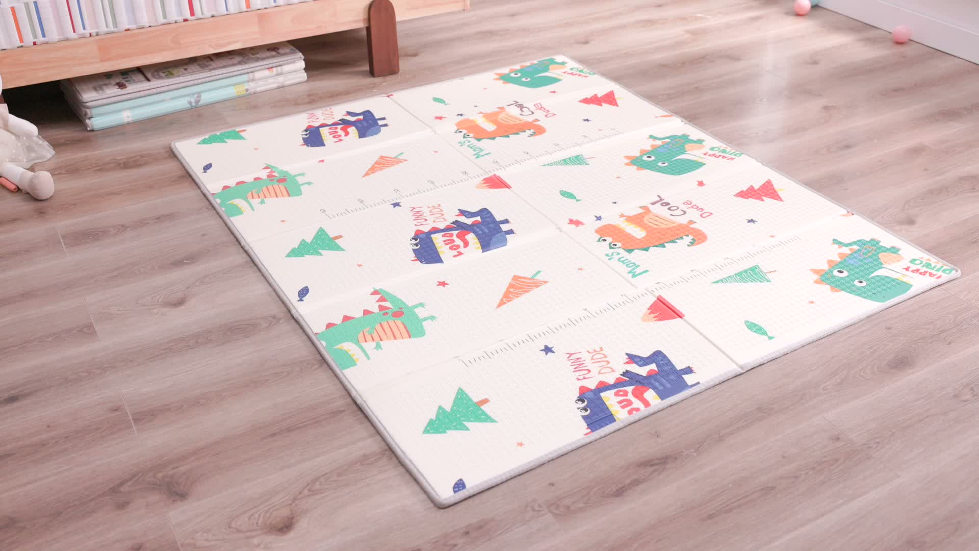 CASABEL Baby Speelmat, 180x150cm, Opvouwbare en Waterdichte Productafbeelding-voorbeeld 7