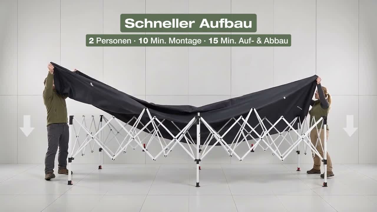 Sekey Faltpavillon 3x6 m wasserdicht UV50+ Gartenpavillon Produktbild-Vorschau 7