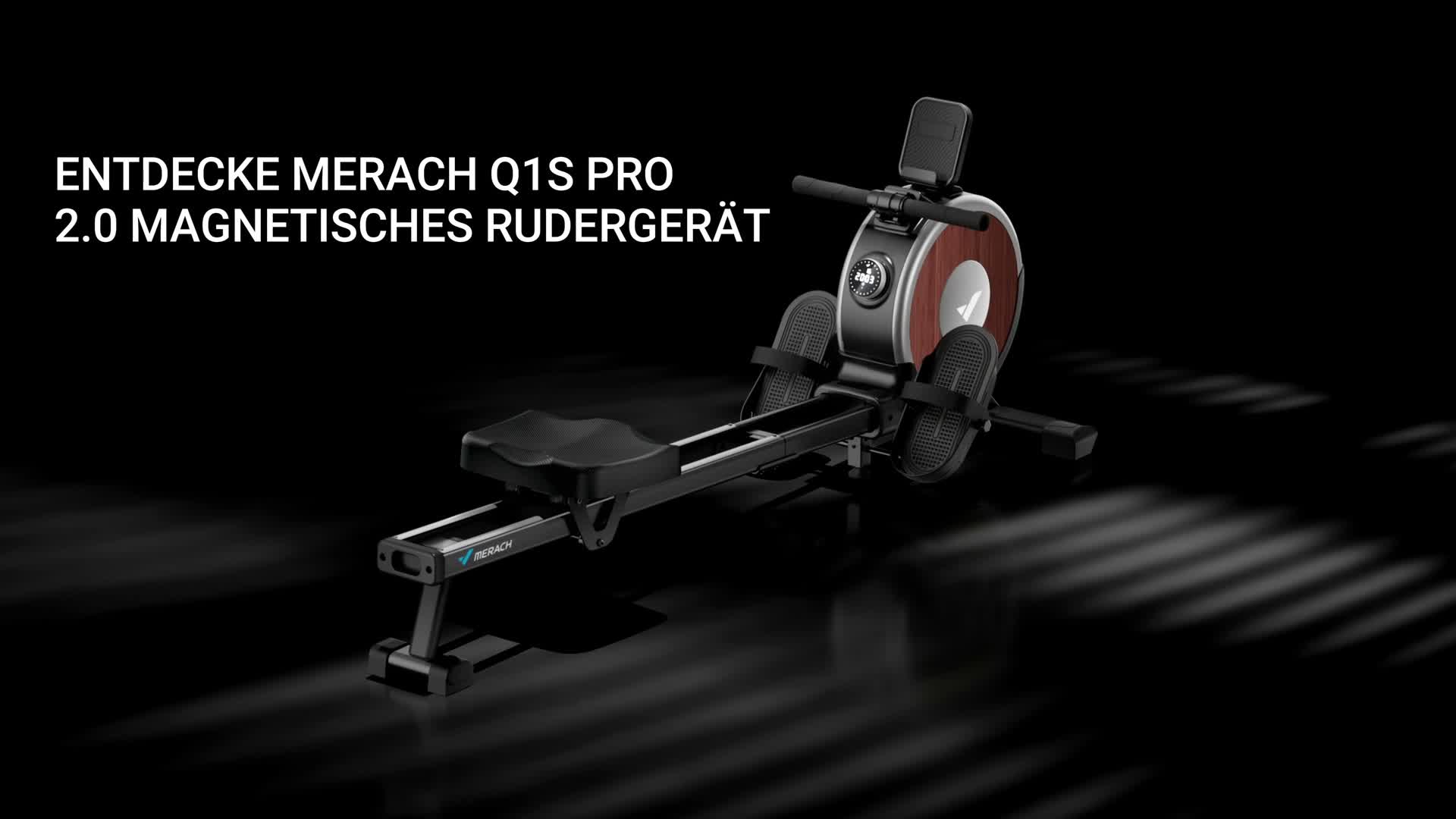 MERACH magnetisches Rudergerät – 16 Stufen Widerstand, Produktbild-Vorschau 7