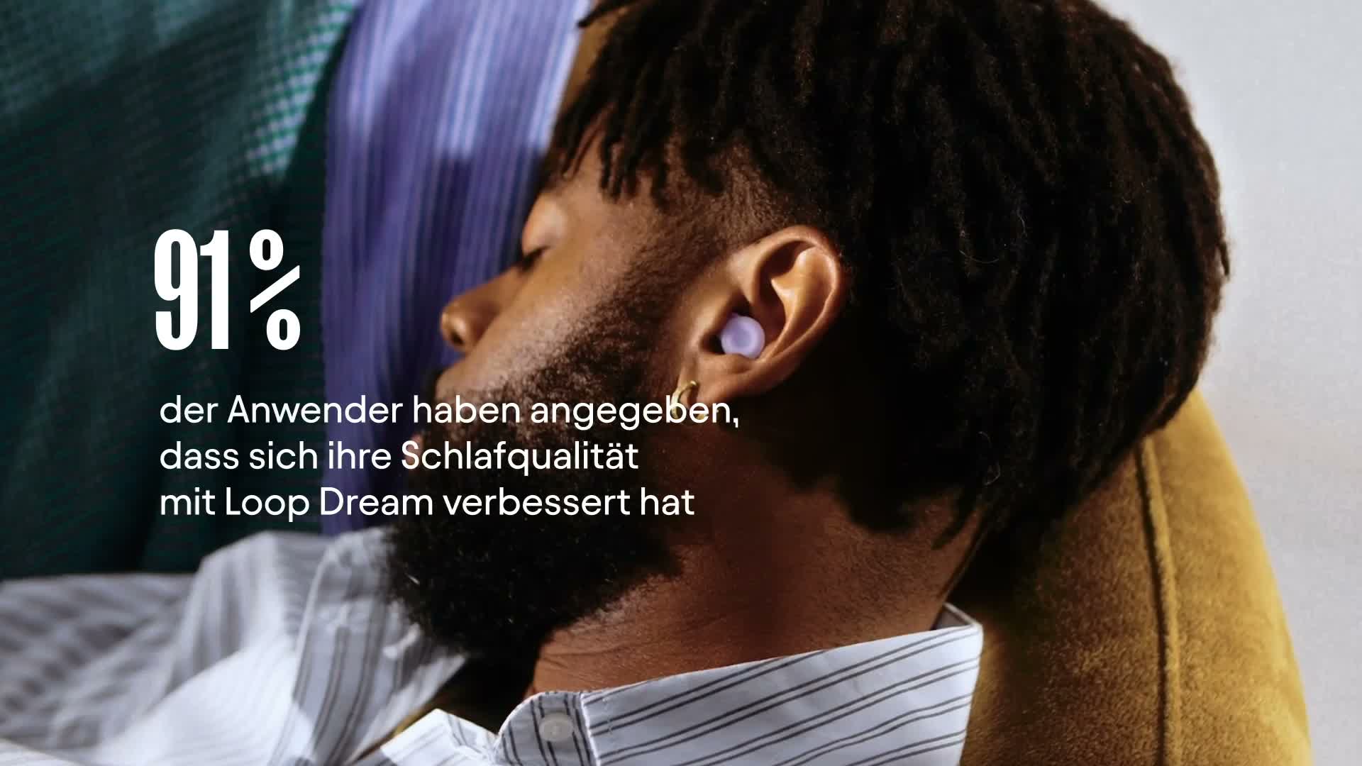 Loop Dream Ohrstöpsel aus Silikon & Memory-Schaum für Produktbild-Vorschau 6