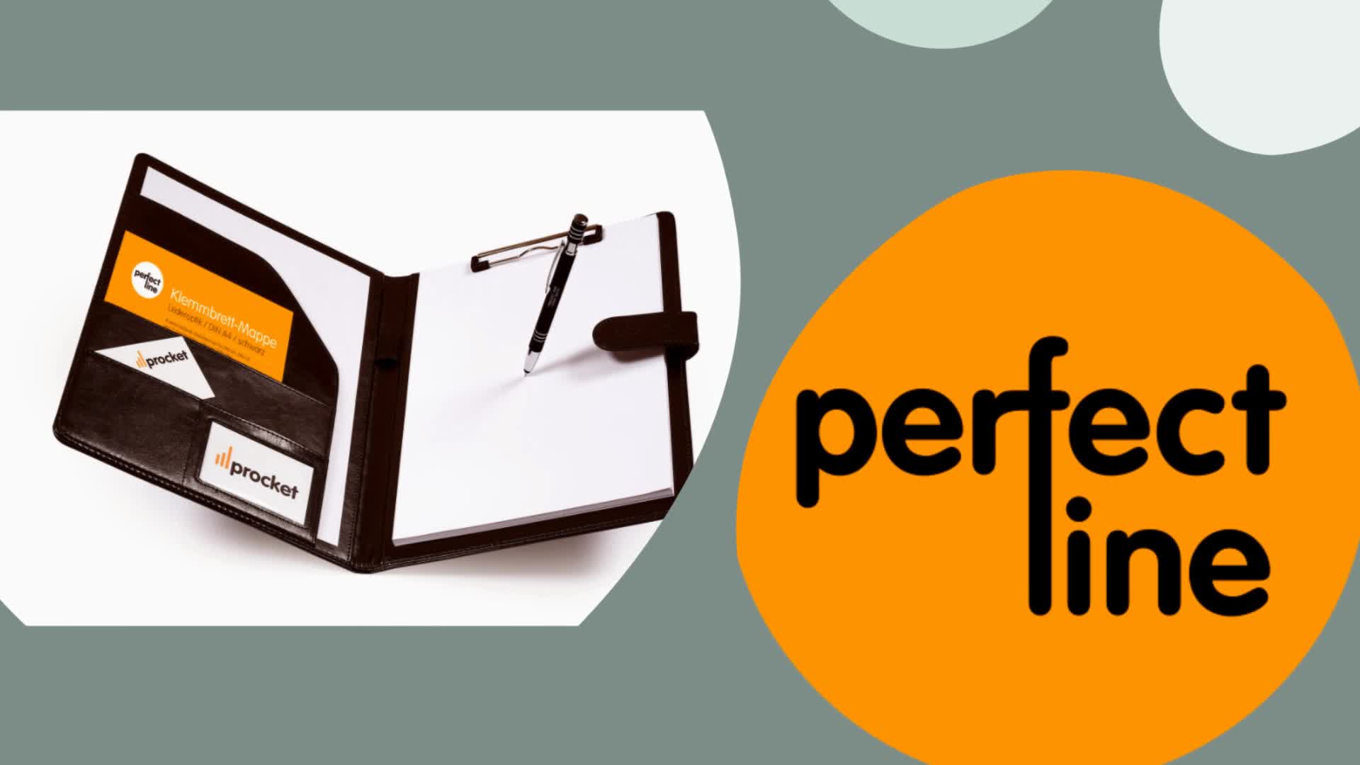 perfect line A4 Klemmbrettmappe schwarz, mit versch. Produktbild-Vorschau 7