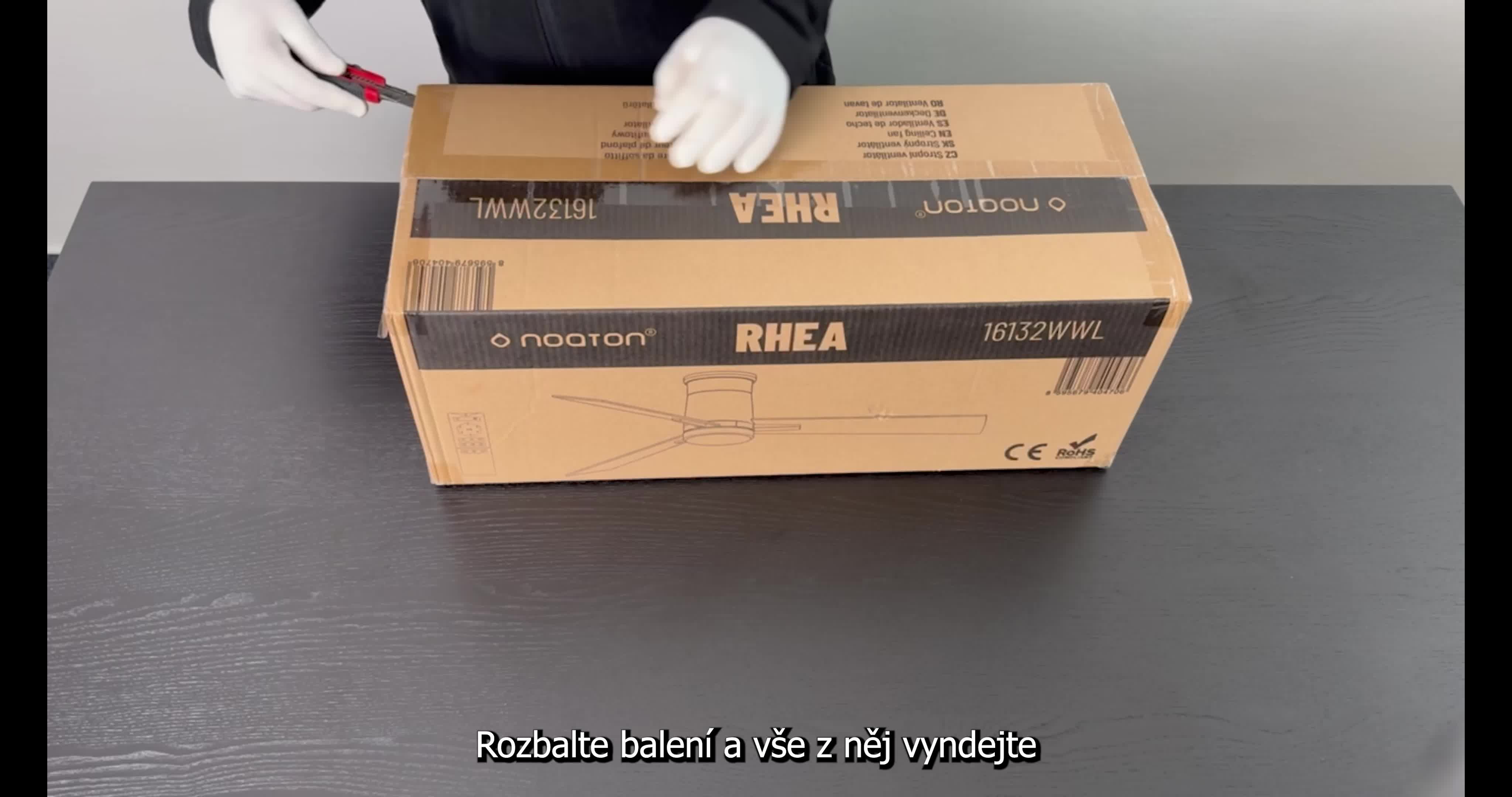 Stropní ventilátor Noaton® Rhea, stmívatelná LED 22,9 W, Náhled obrázku produktu 7