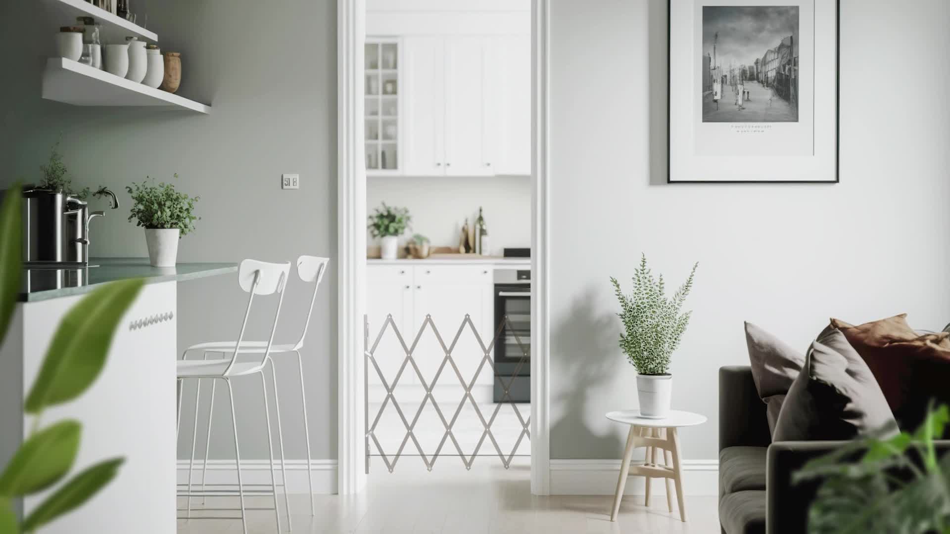 Relaxdays Hundeabsperrgitter, ausziehbar bis 118 cm, Produktbild-Vorschau 7