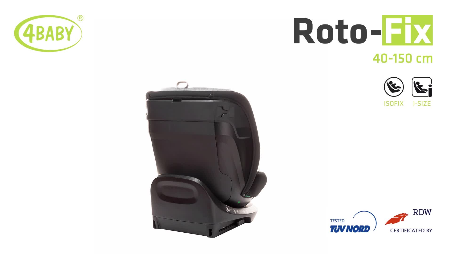 4BABY ROTO-FIX I-SIZE Kinderstiz drehbar mit ISOFIX Produktbild-Vorschau 7