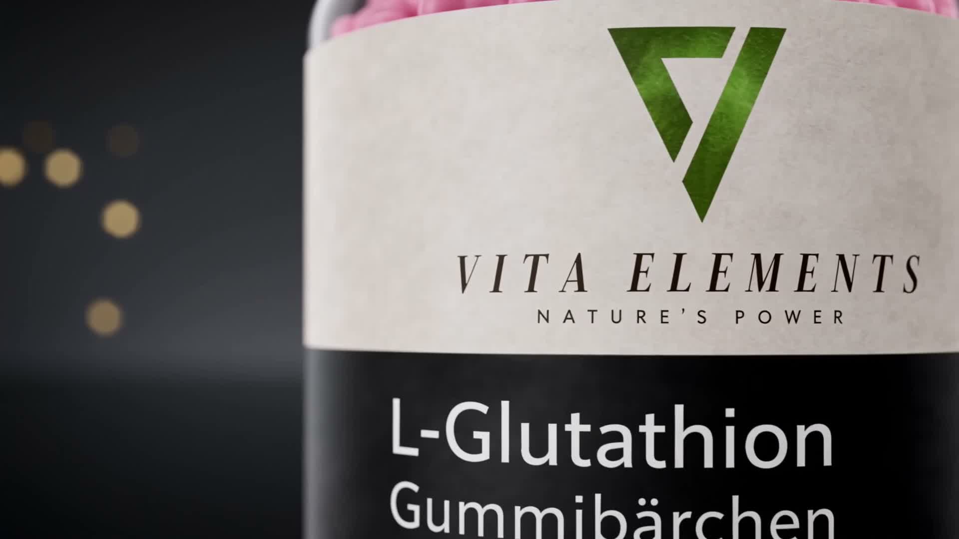 Vita Elements L-Glutathion Gummibärchen 60 Stück – Vitamin Produktbild-Vorschau 7