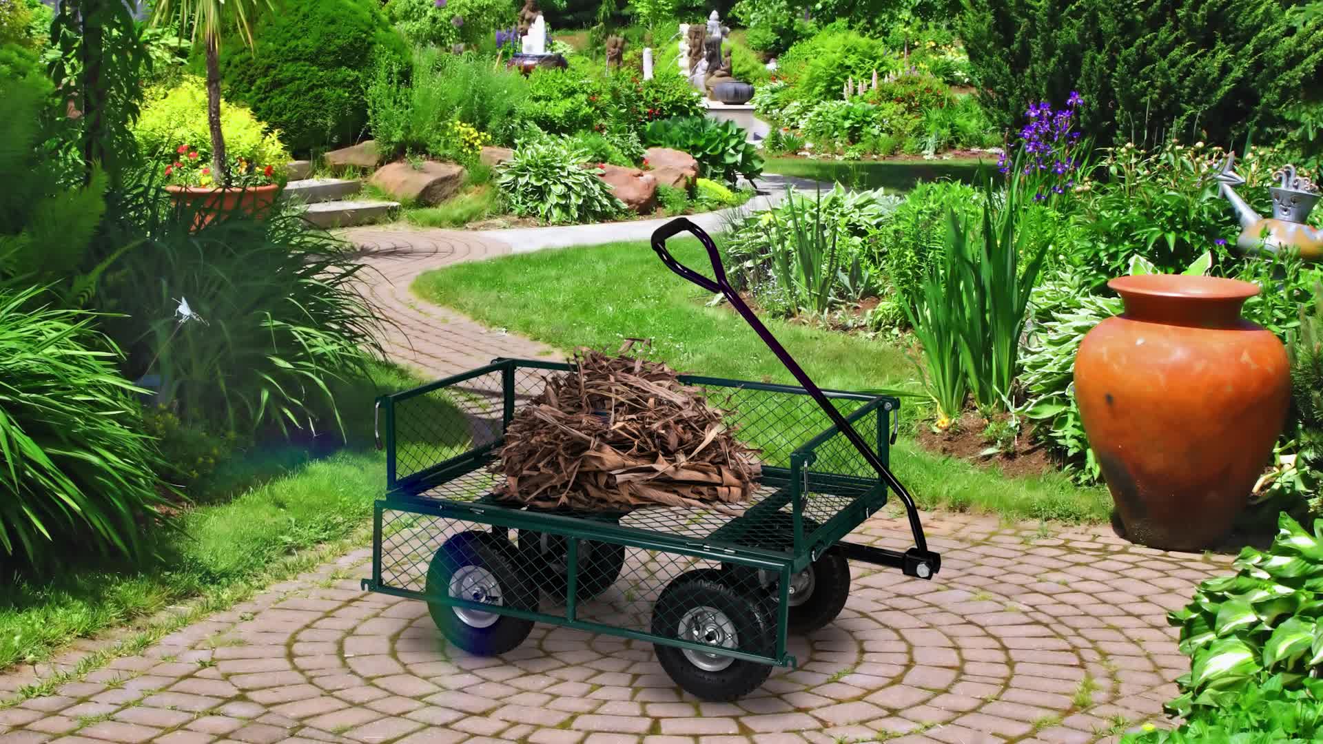 Relaxdays Handwagen, praktischer Bollerwagen für den Produktbild-Vorschau 7