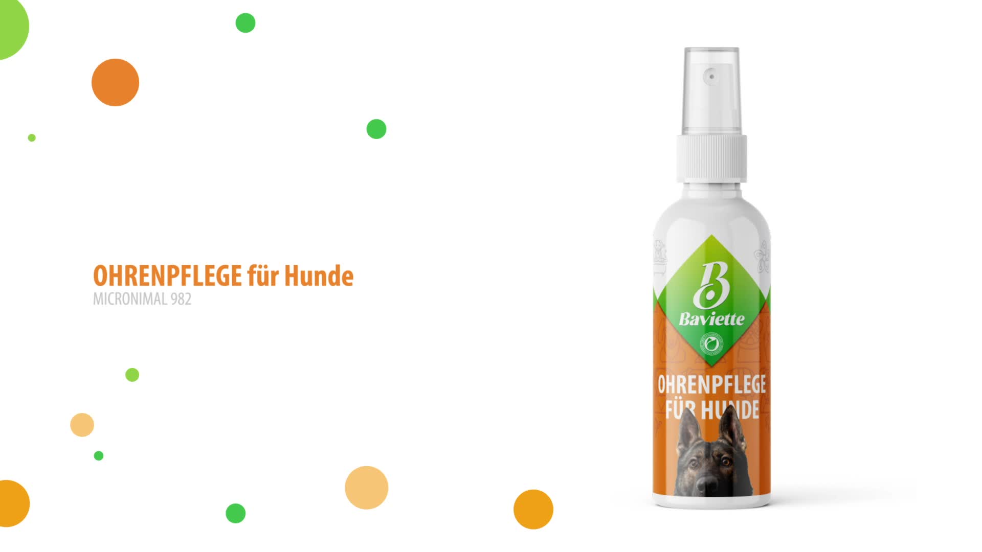 Baviette Geruchloser & natürlicher Ohrenreiniger für Hunde Produktbild-Vorschau 7