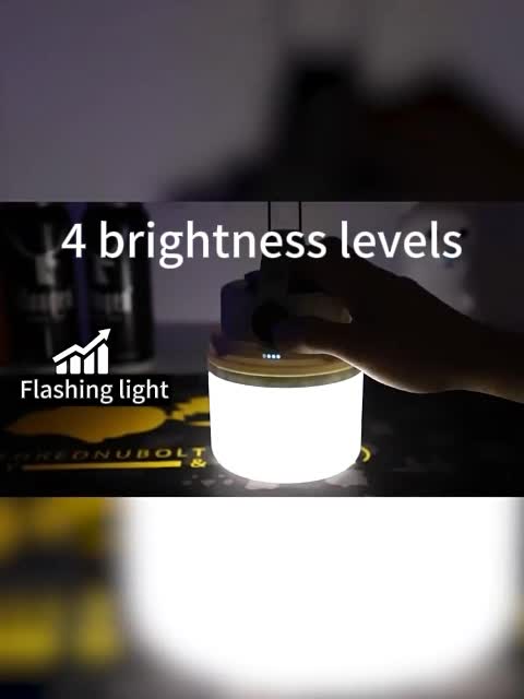 B31D LED Campinglampe Wiederaufladbar – 350 Lumen Produktbild-Vorschau 7