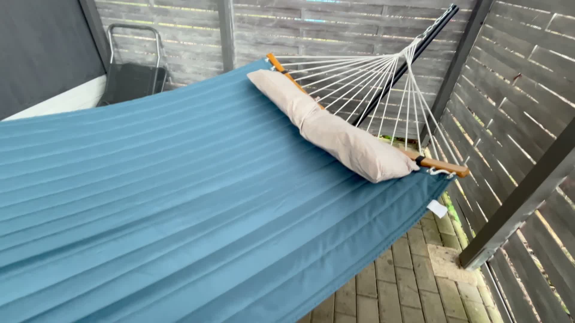 SONGMICS Hängematte mit Gestell, Kissen, bis 200 kg Produktbild-Vorschau 7