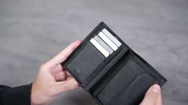 DONBOLSO Slim Wallet 9x7x1,5cm - Leder Geldscheinbörse mit Produktbild-Vorschau 7