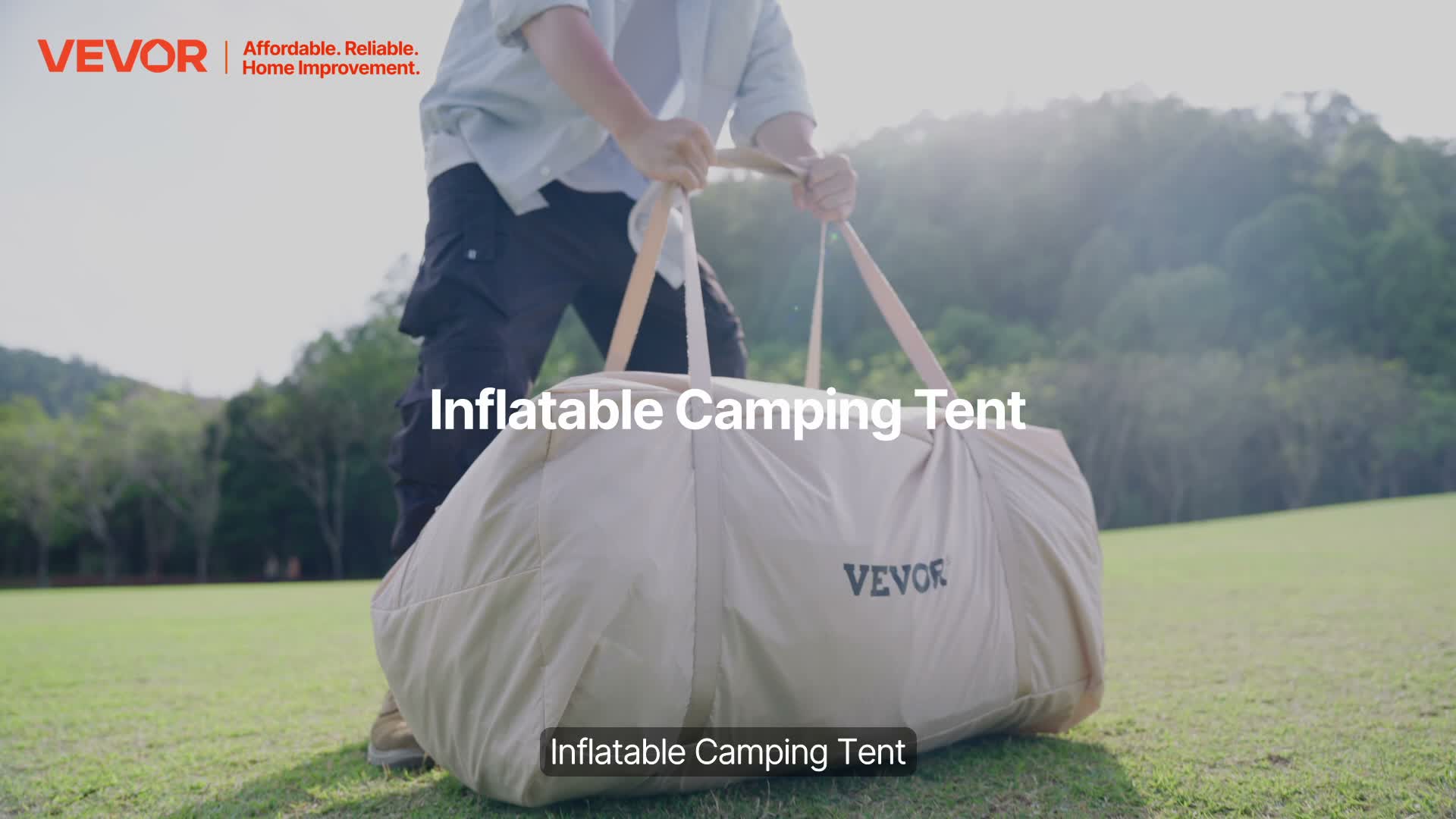 VEVOR Aufblasbare Zelte für Camping 3x2x2 m, 3–5 Personen, Produktbild-Vorschau 7