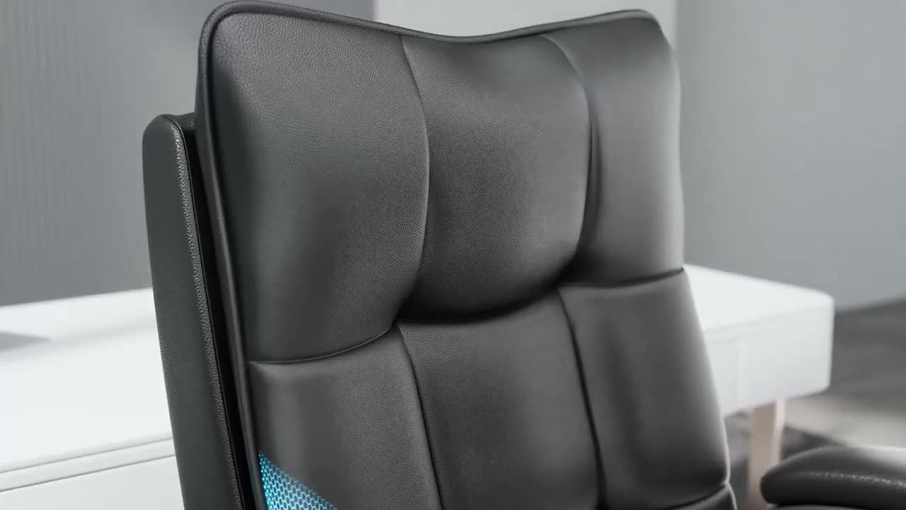 CRELIV -Ergonomischer Bürostuhl Chefsessel aus Kunstleder, Produktbild-Vorschau 7