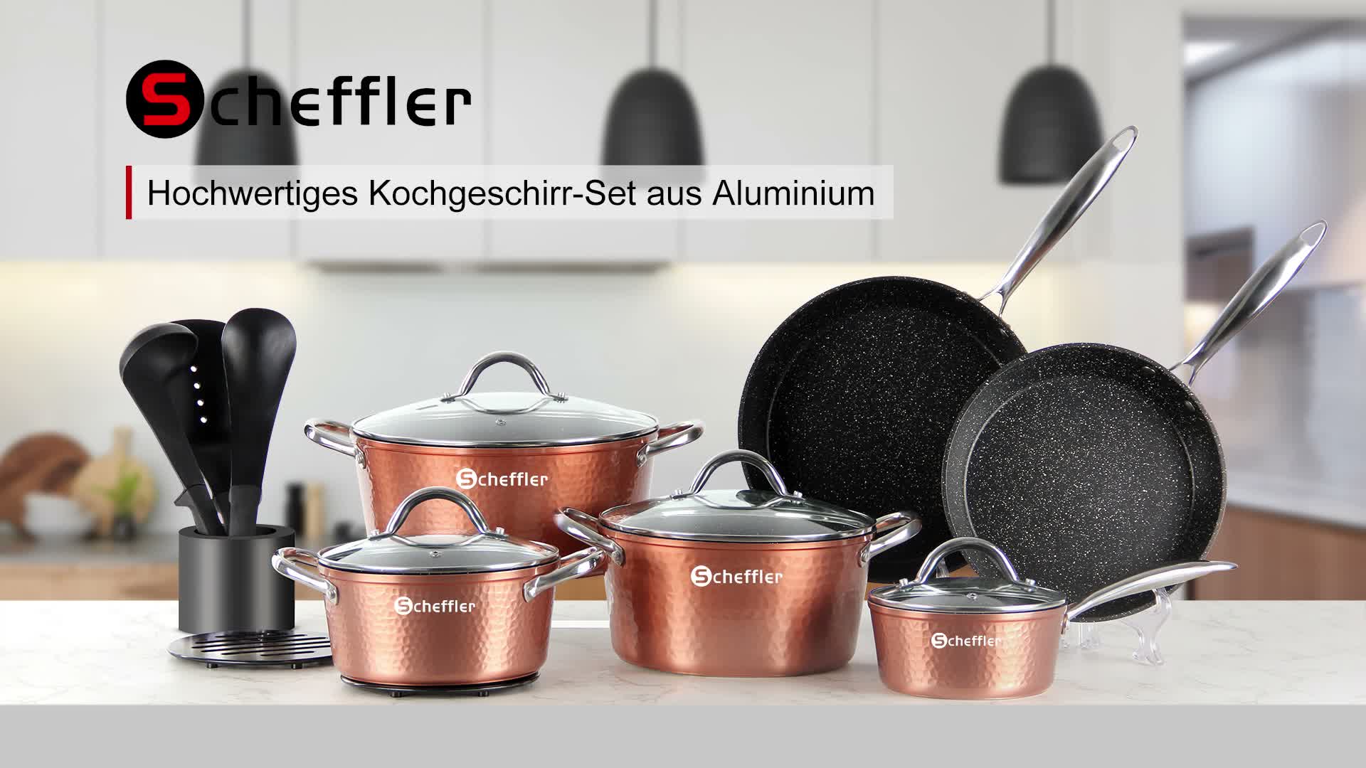 Topfset, Scheffler Topfset Induktion 15-teilig, Töpfe mit Produktbild-Vorschau 7