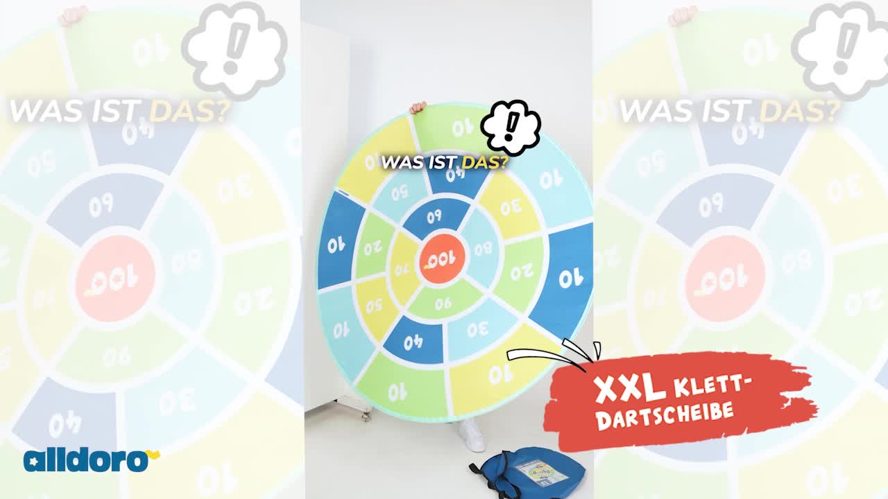 XXL Dartscheibe für Kinder 142 cm - Riesenspaß mit sicheren Produktbild-Vorschau 7