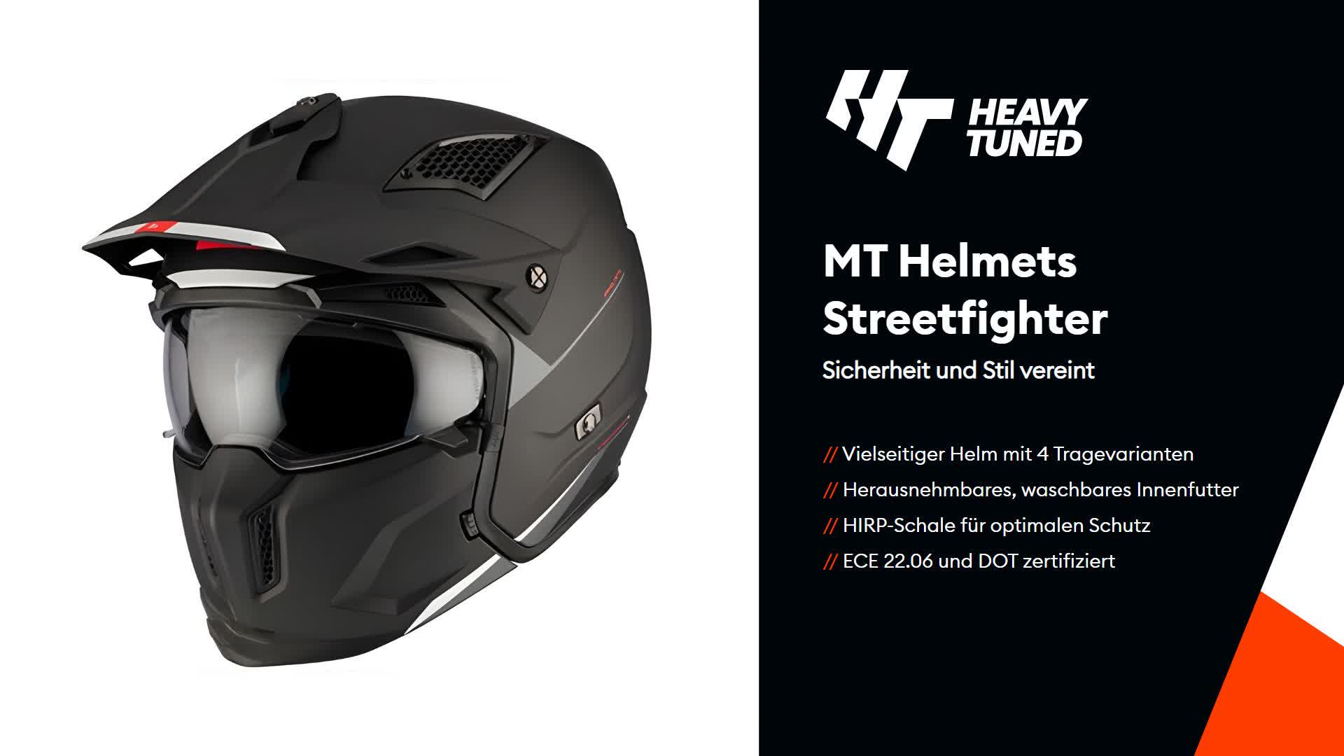 MT Helmets Jethelm Streetfighter S SV Stripe Größe: L, Produktbild-Vorschau 7