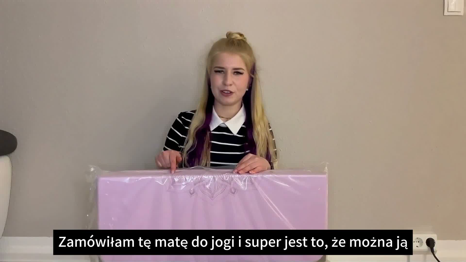 FunLife Składana mata do jogi XXL, 190x66 cm – grubość 10 Podgląd zdjęcia produktu 7