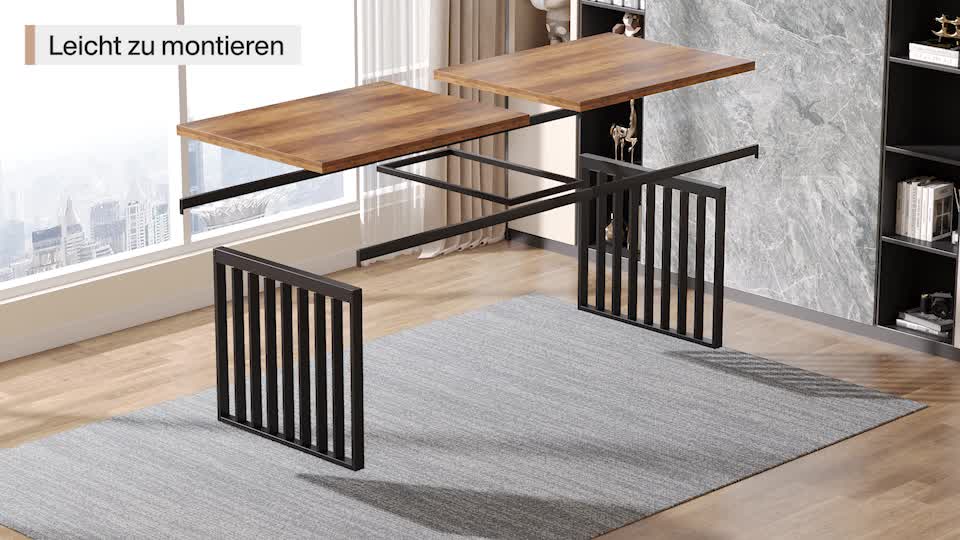 Tribesigns 180 cm Schreibtisch, großer Computertisch PC Produktbild-Vorschau 7