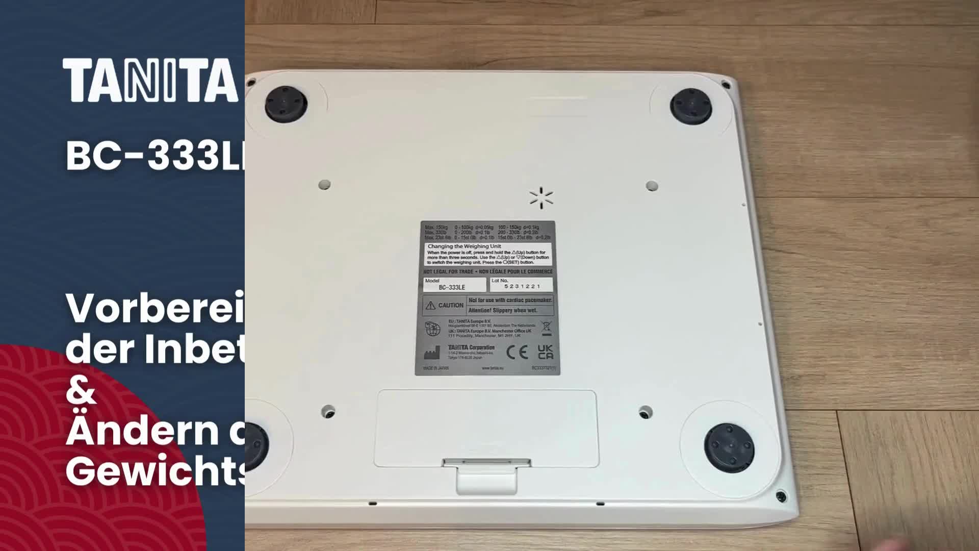 TANITA BC-333LE Familien-Körperanalysewaage, Intelligente Produktbild-Vorschau 7