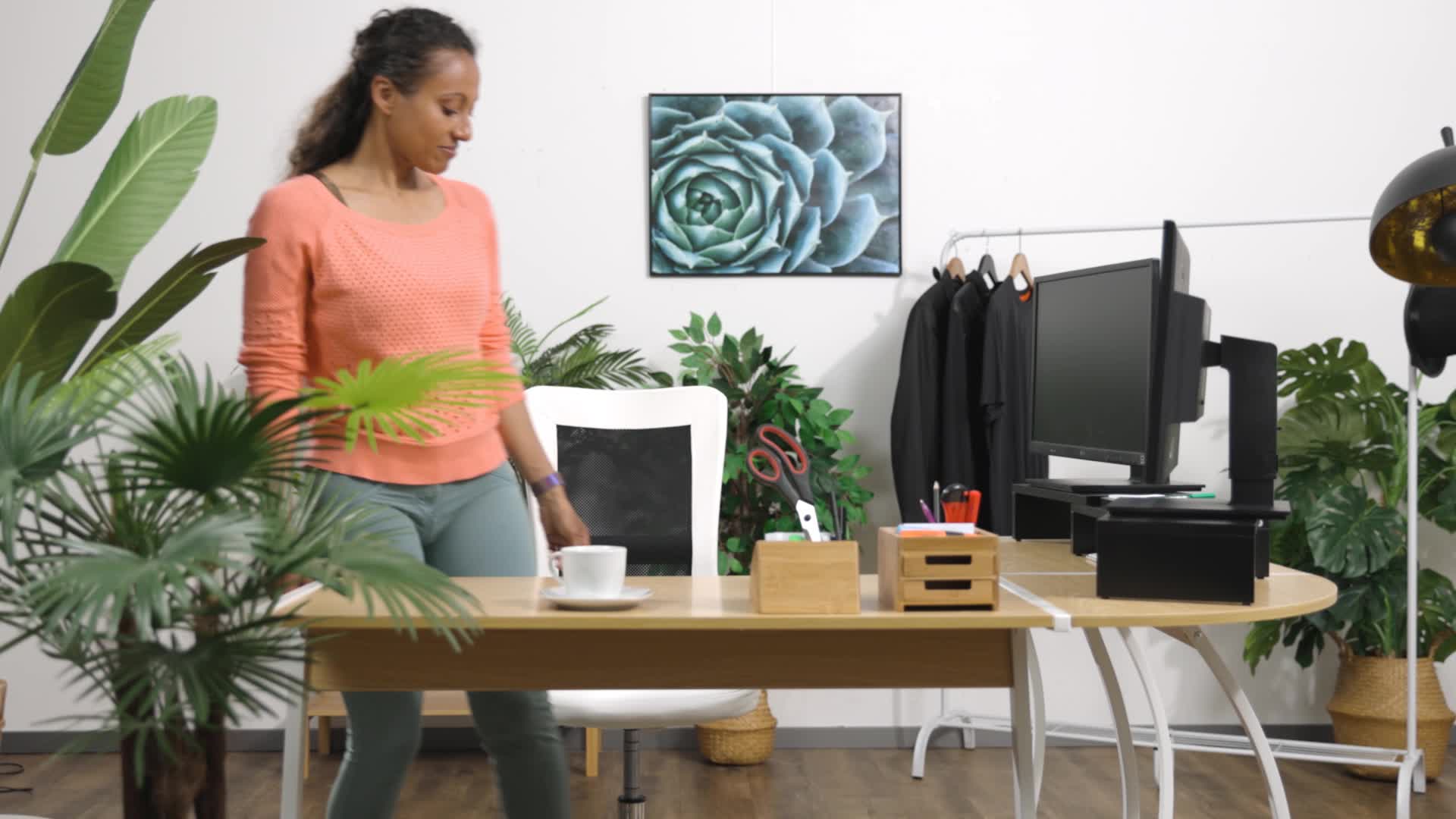 Relaxdays Monitorständer für 2 Monitore, verstellbar, Produktbild-Vorschau 7