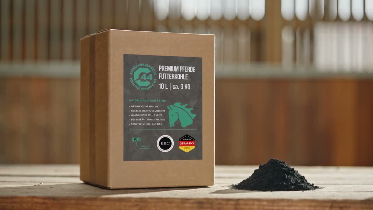 C44 Futterkohle für Pferde | Hilfe bei Kotwasser & Produktbild-Vorschau 7