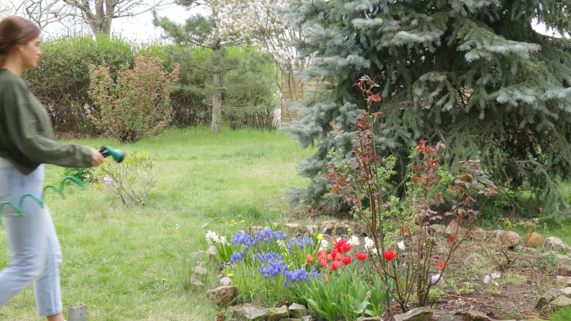 Relaxdays Spiralschlauch Wasser, bis 20 m ausziehbar, Produktbild-Vorschau 7