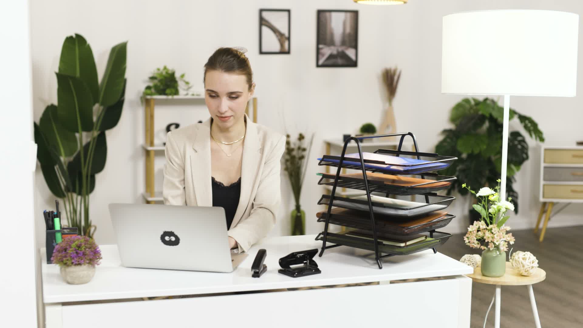 Relaxdays Dokumentenablage, 5 Fächer, Briefablage, Produktbild-Vorschau 7