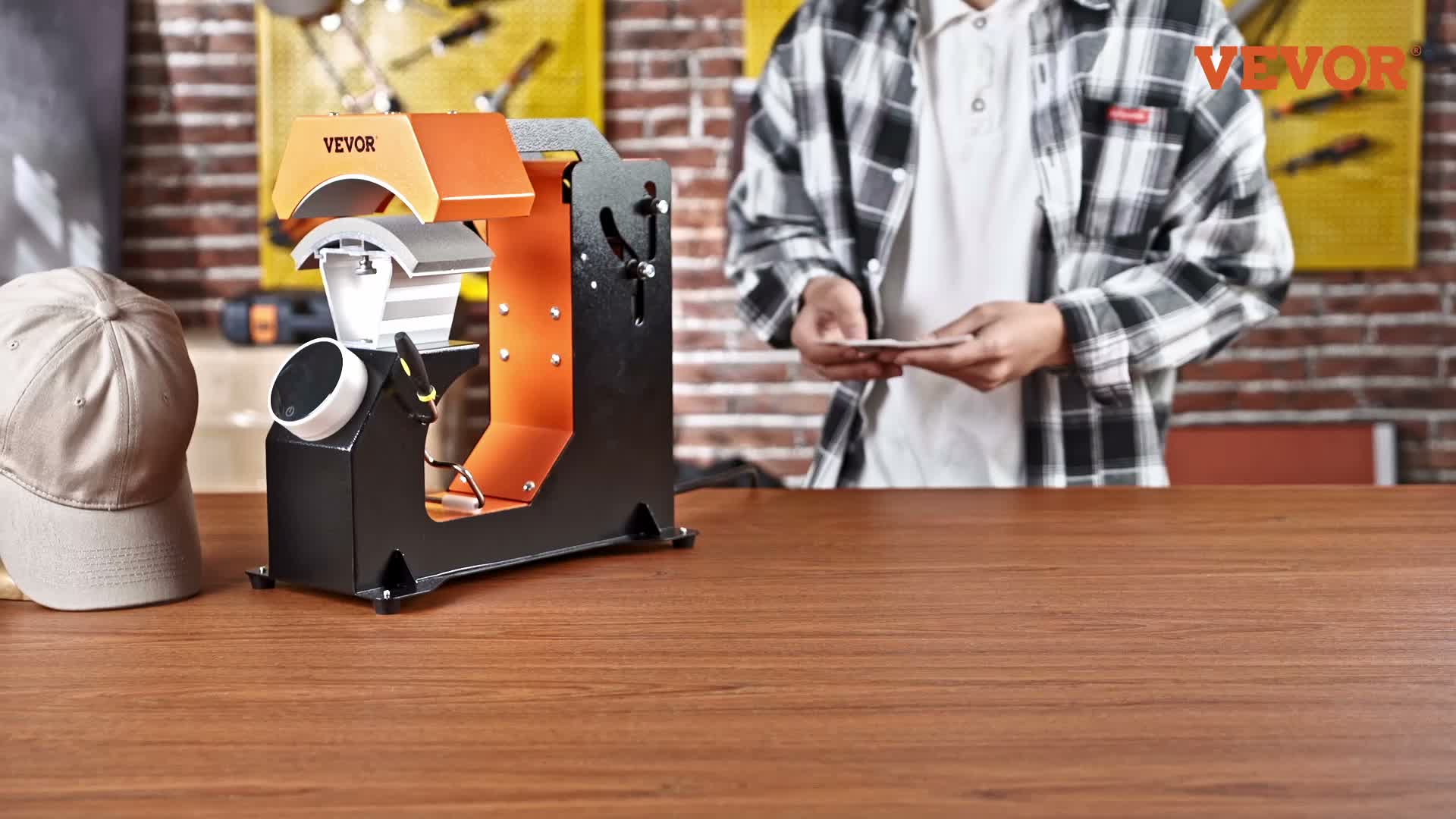 VEVOR 3 in 1 Kappenpresse Mützenpresse Heat Press Machine Produktbild-Vorschau 7