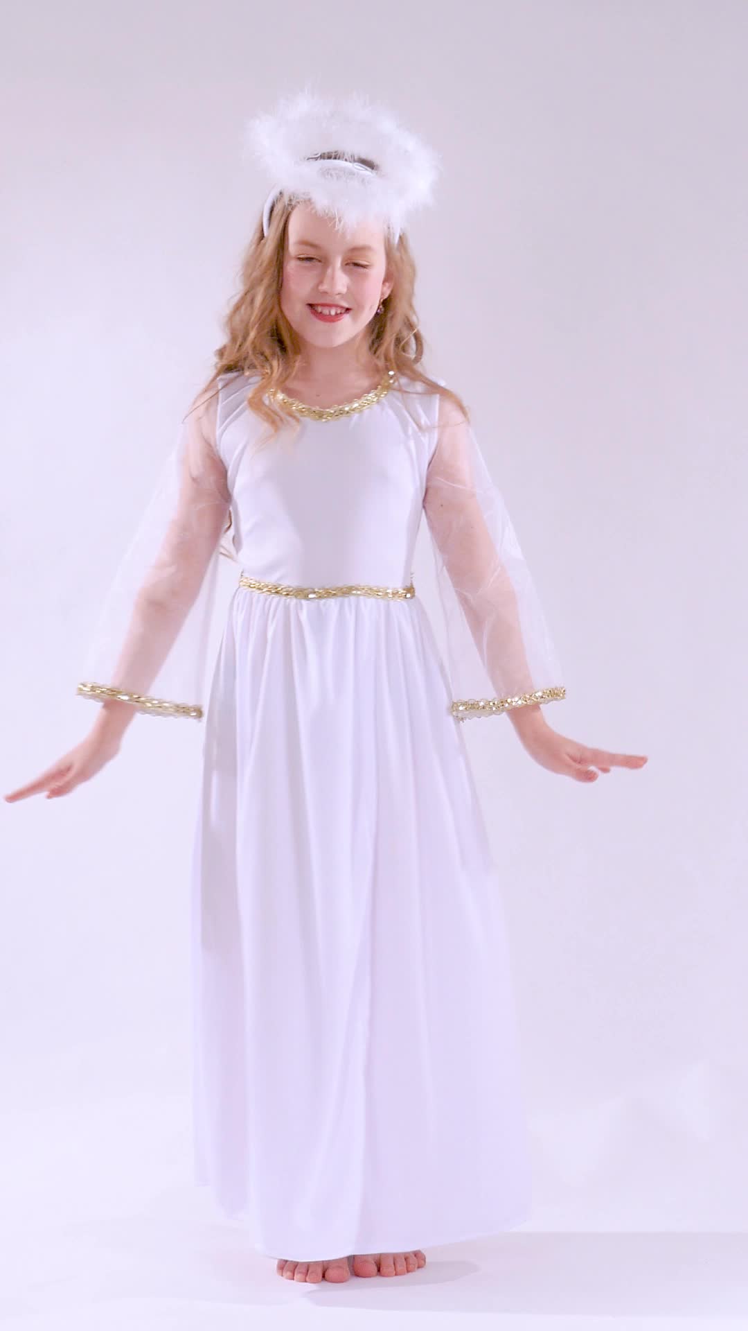 dressforfun® Mädchenkostüm zauberhafter Engel Produktbild-Vorschau 5