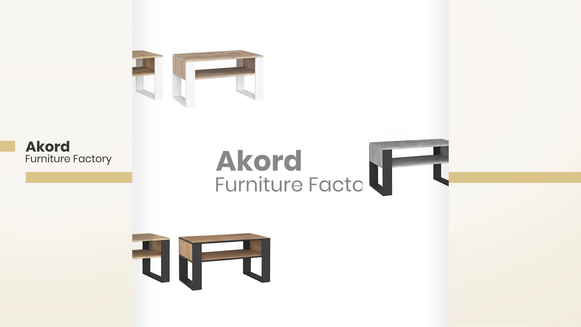 Akord Couchtisch Domi Eiche Sonoma/Weiß 92X53X45 Cm Produktbild-Vorschau 7