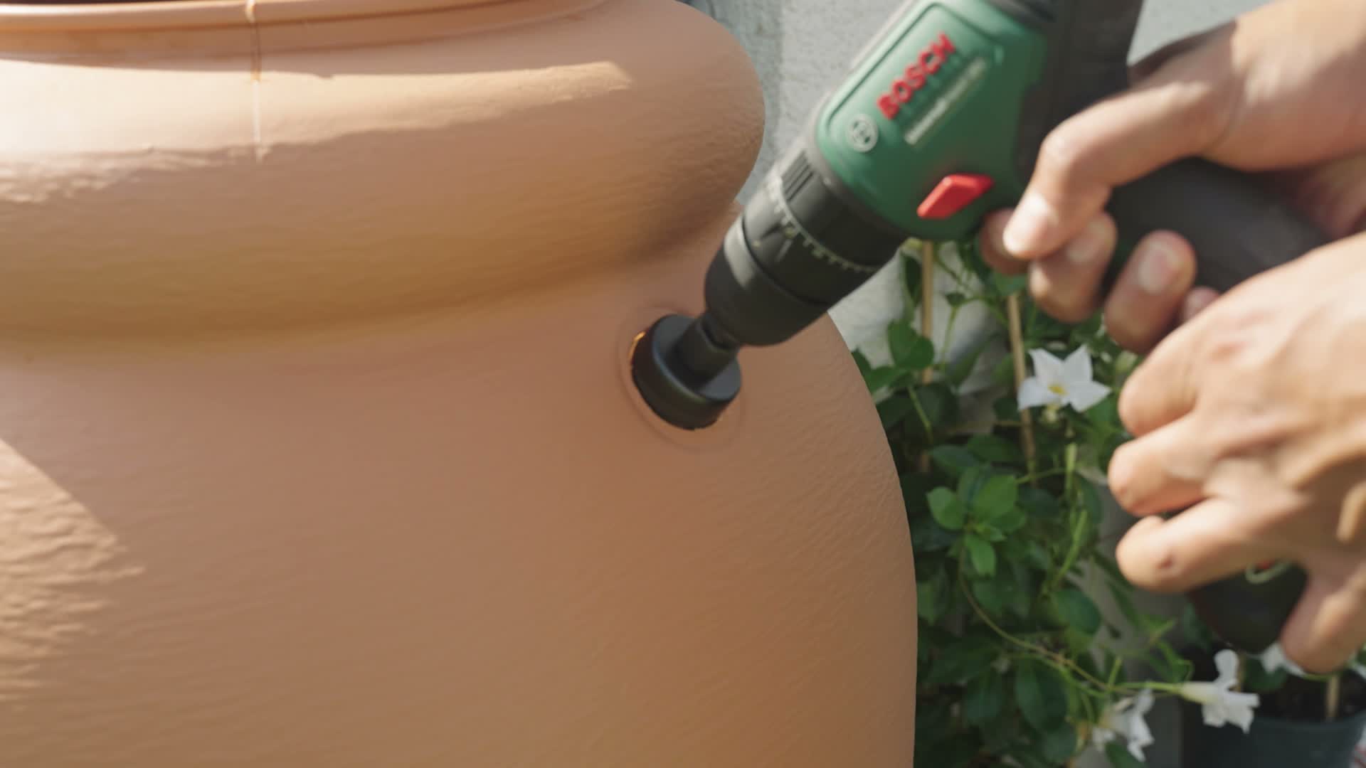 Regentonne 210/360/440 Liter - Amphore Design Terracotta / Produktbild-Vorschau 7