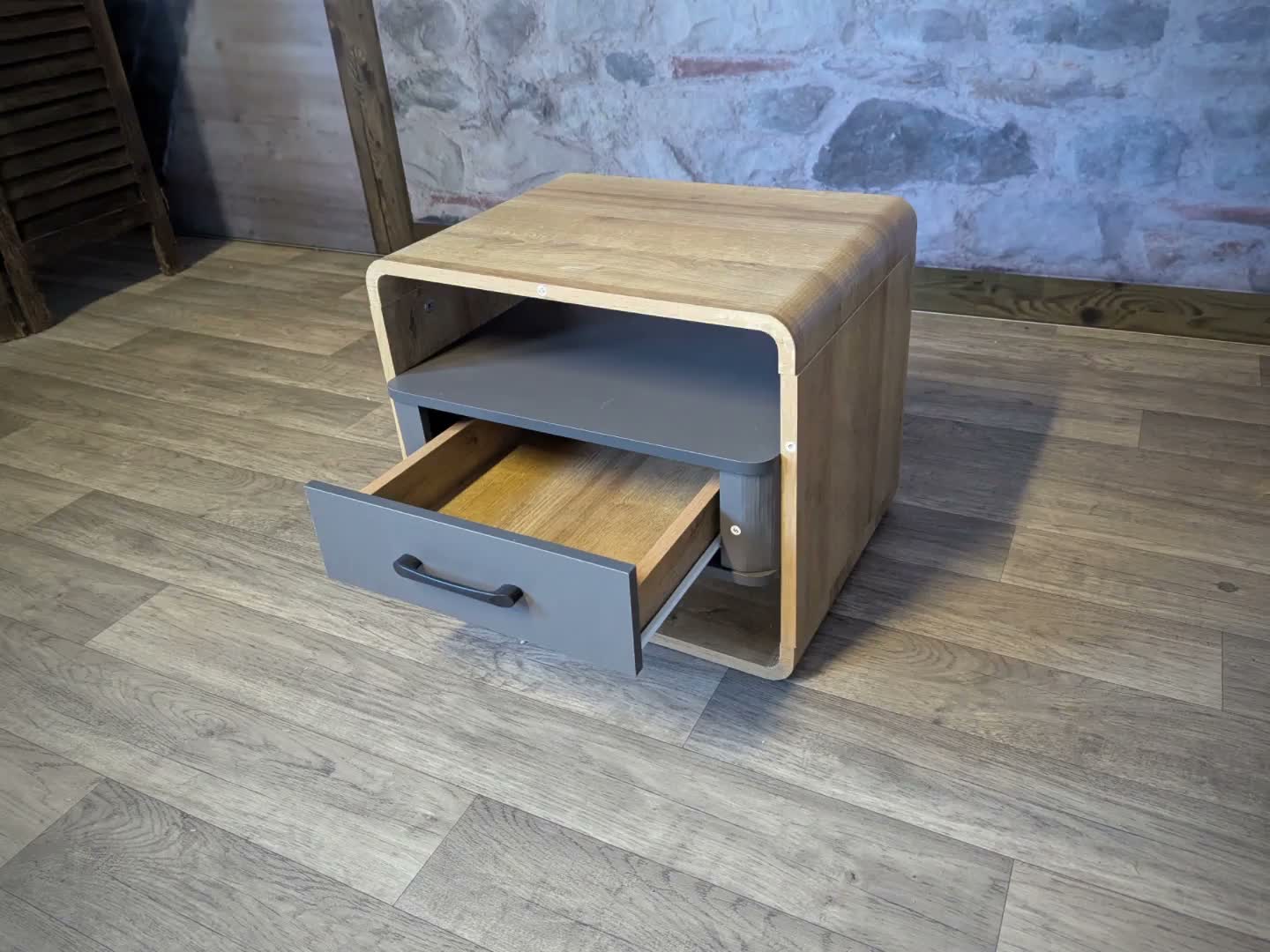 Nachttisch MCW-P43, Nachtkasten Nachtschrank Nachtkommode, Produktbild-Vorschau 7