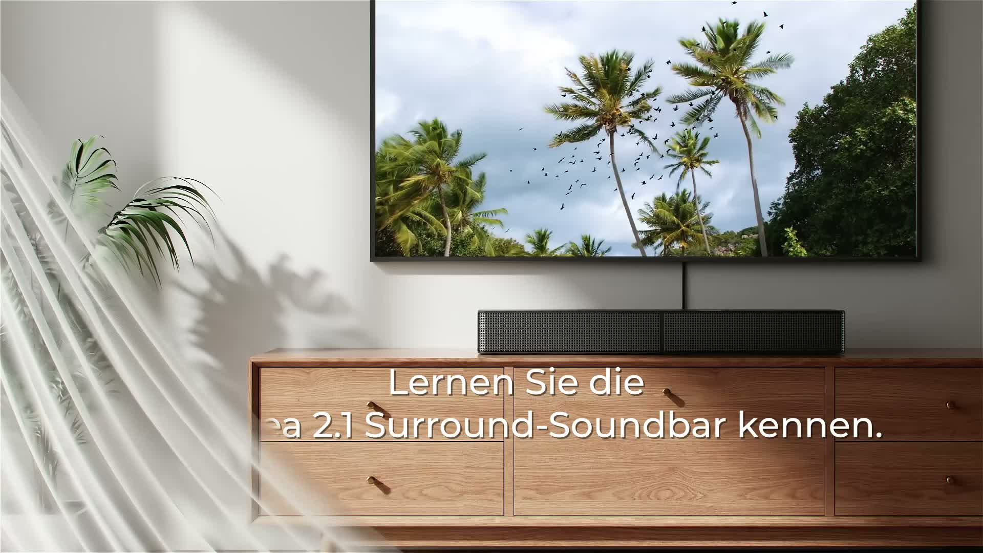 ULTIMEA 2.1-Kanal Soundbar mit kabellosem Subwoofer, 240 W Produktbild-Vorschau 7