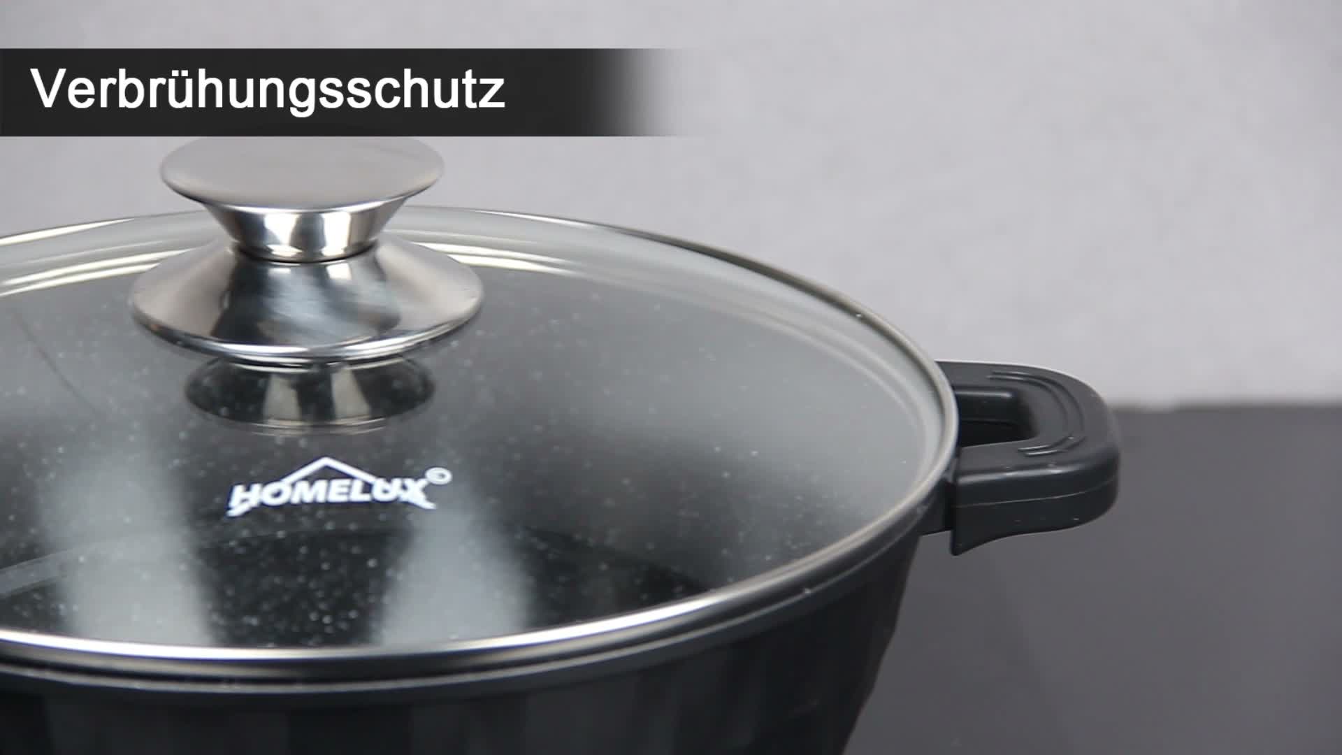 HOMELUX Topfset Induktion 8-teilig, 20/24/28/32cm Kochtopf Produktbild-Vorschau 6