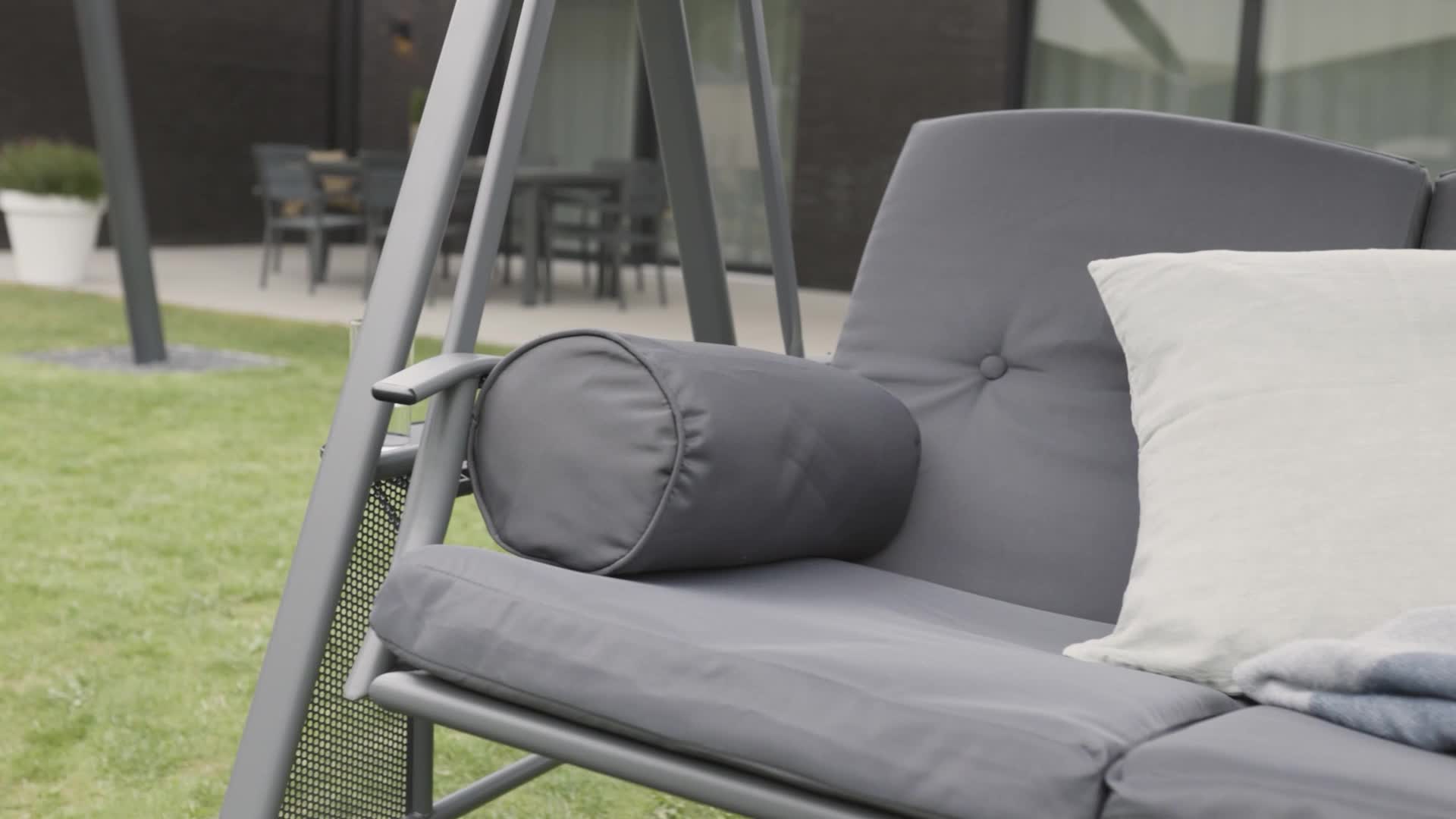 HOME DELUXE - Hollywoodschaukel DESCANSO Beige - 3-Sitzer, Produktbild-Vorschau 7