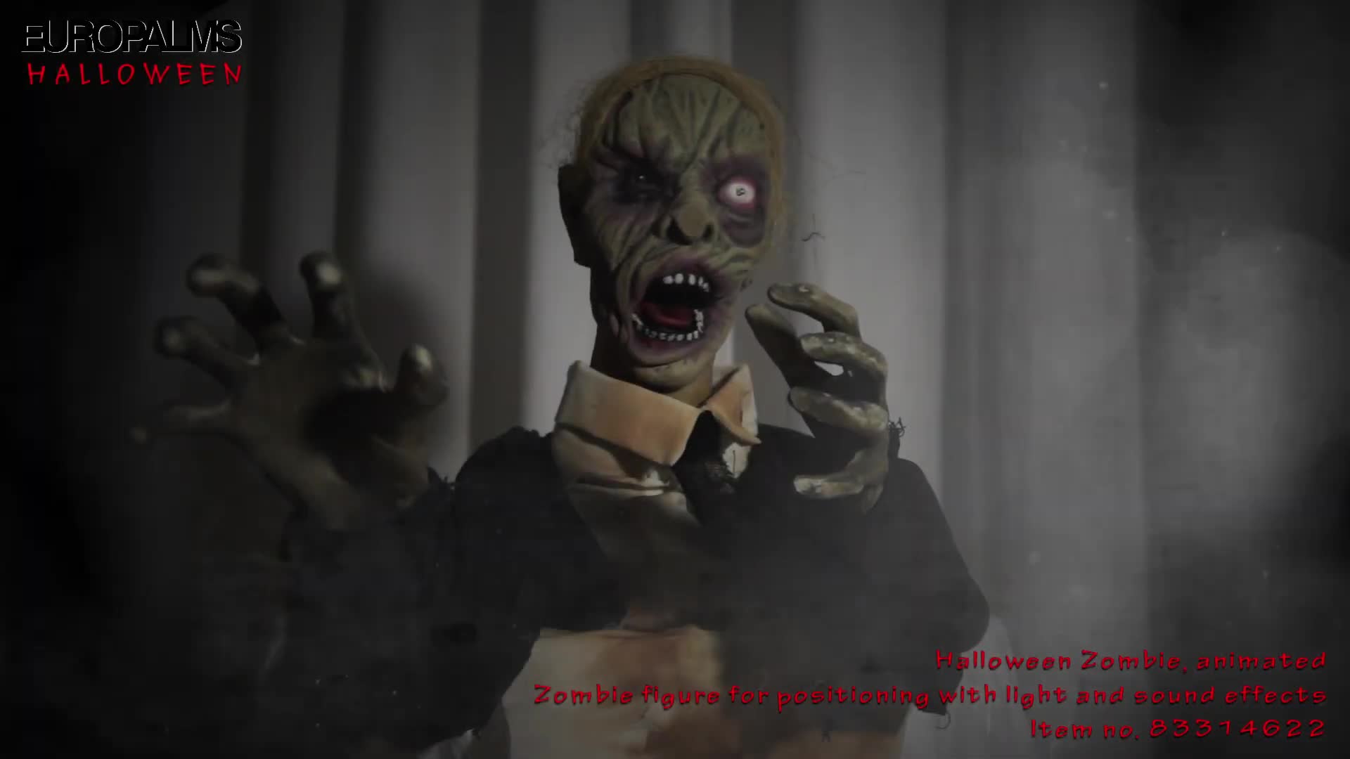 EUROPALMS Halloween Zombie, animiert 43cm Produktbild-Vorschau 4