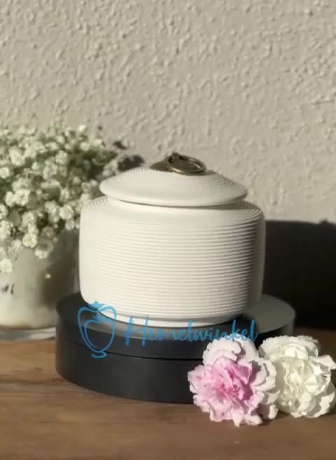 Urna Luxe Mini 330 ML in Vetroceramica - Urna decorativa Anteprima dell’immagine prodotto 5