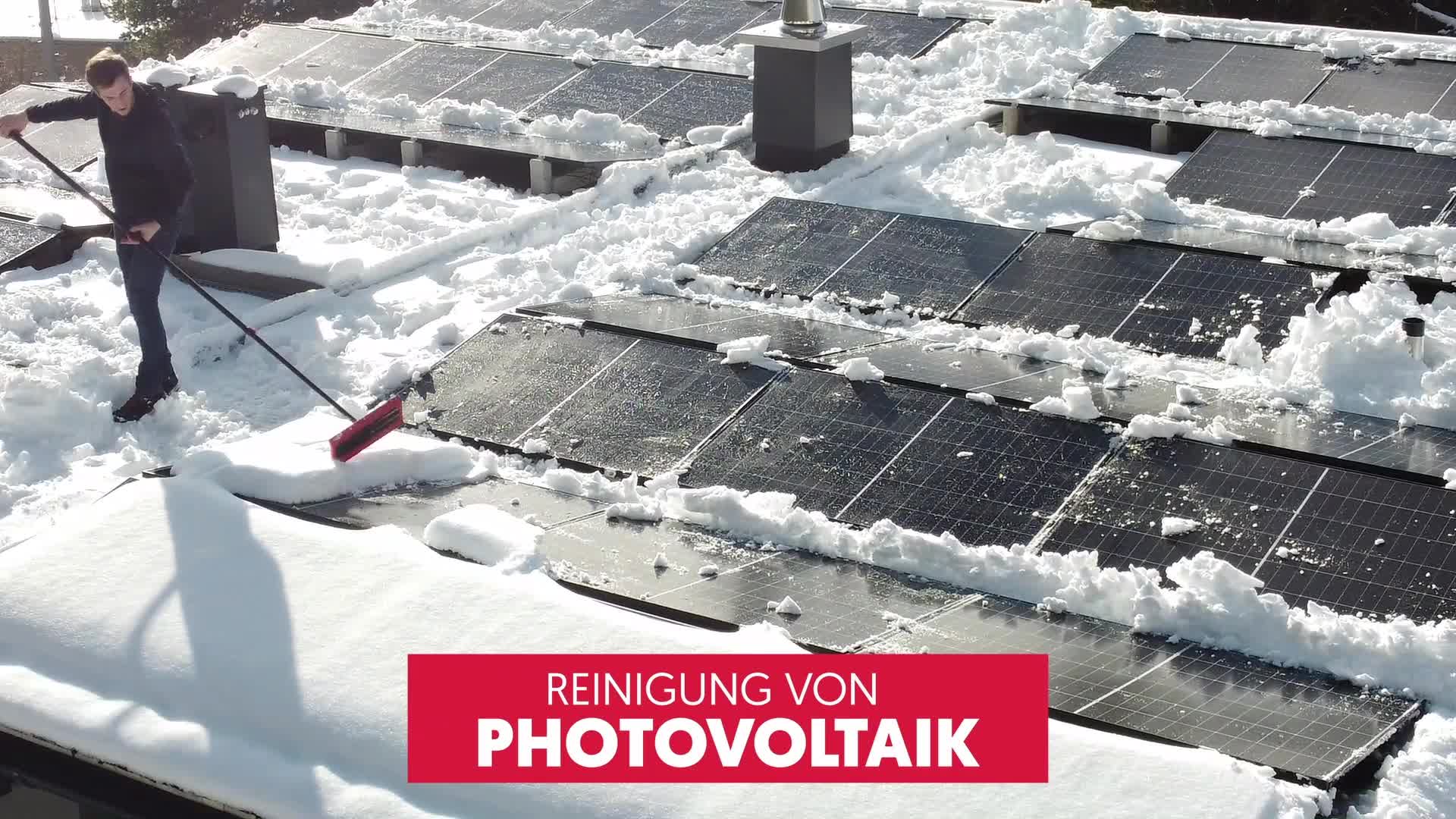 Photovoltaik Schneeschieber [OHNE KRATZER] Schneeschaufel Produktbild-Vorschau 7