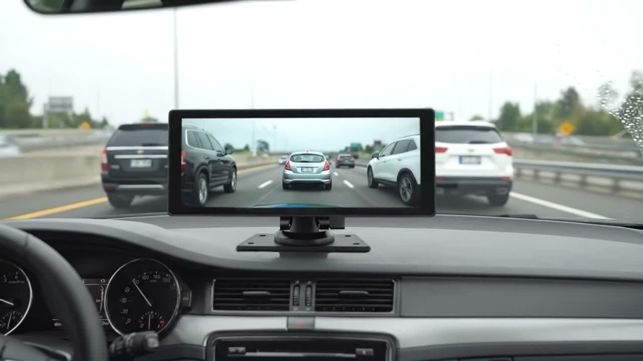 Tragbares 10" Display für das Auto mit 2K Frontkamera Apple Produktbild-Vorschau 7
