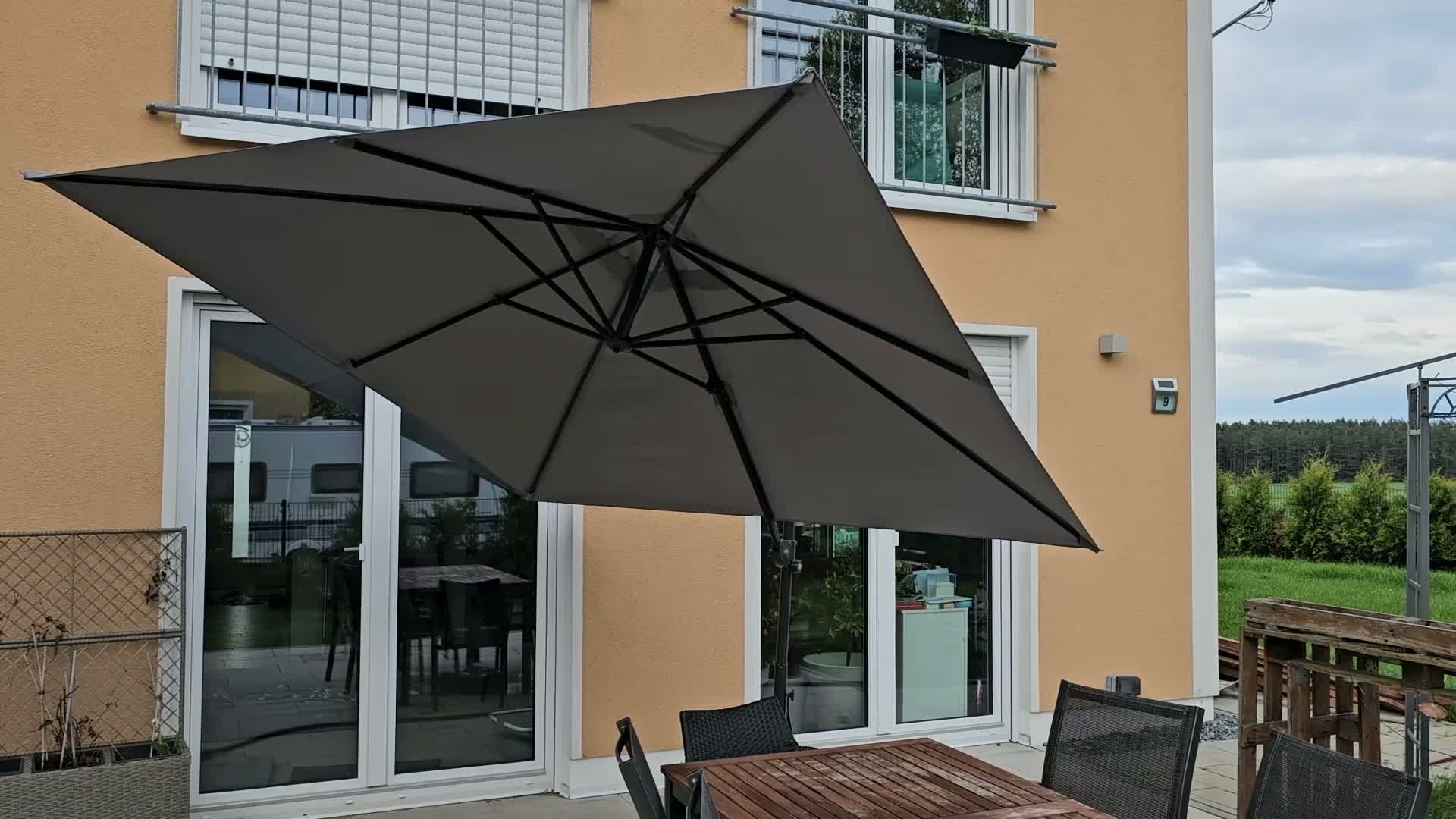 SONGMICS Sonnenschirm, 270 x 270 cm,  UPF 50+, Produktbild-Vorschau 7