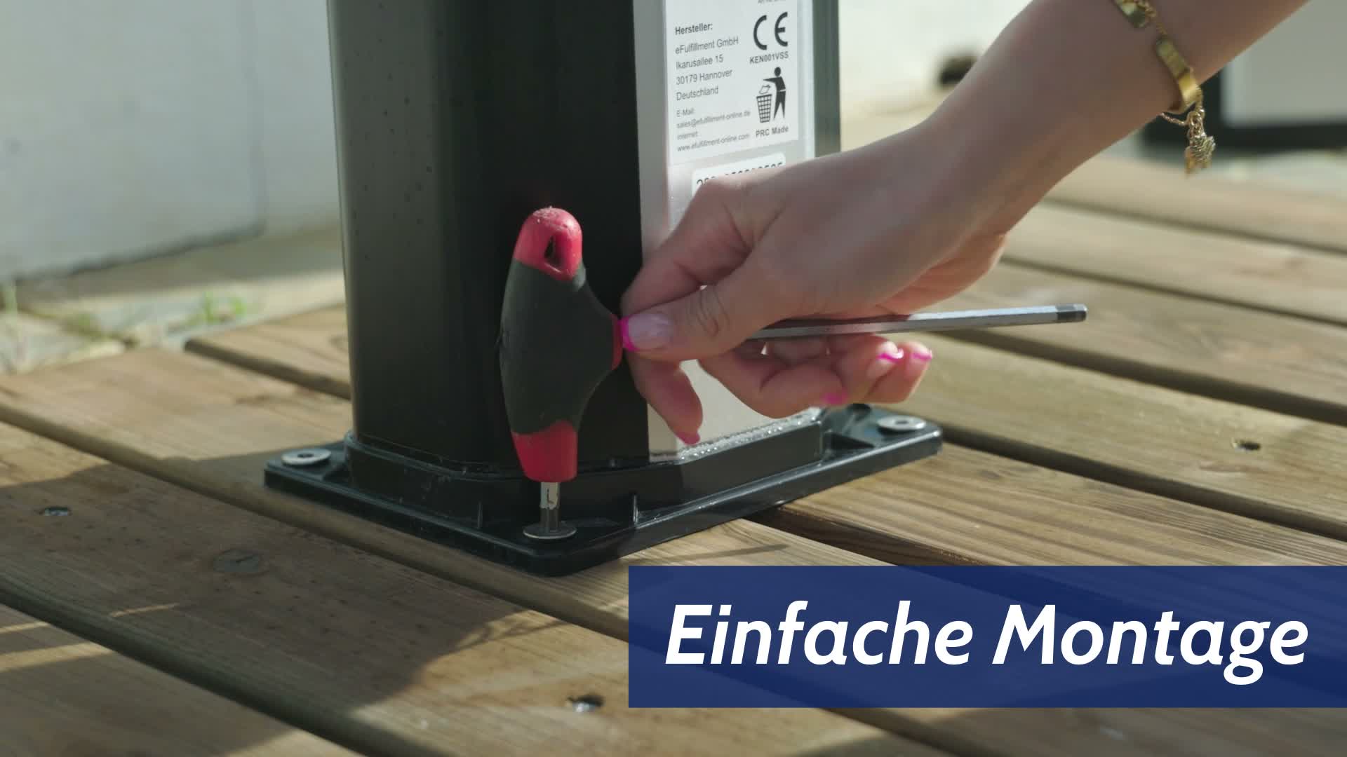 VIESTA® Solardusche 35L mit Fußdusche – Regenduschkopf Produktbild-Vorschau 7